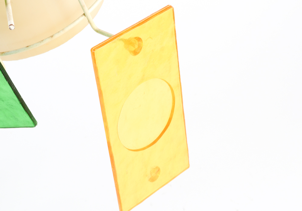 Mid Century Modern Glass Light Fixture