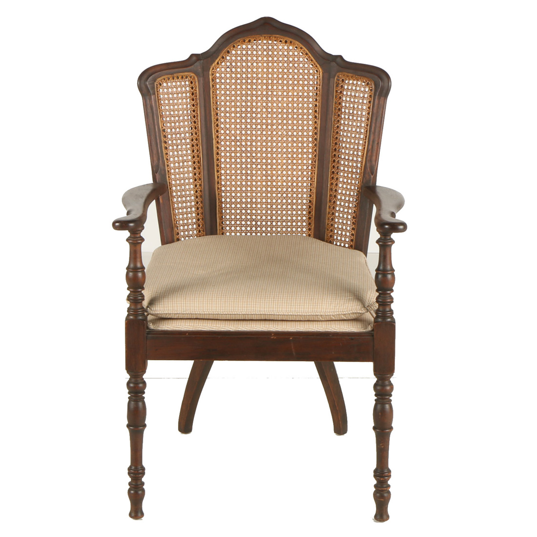 Cane Wingback Chair