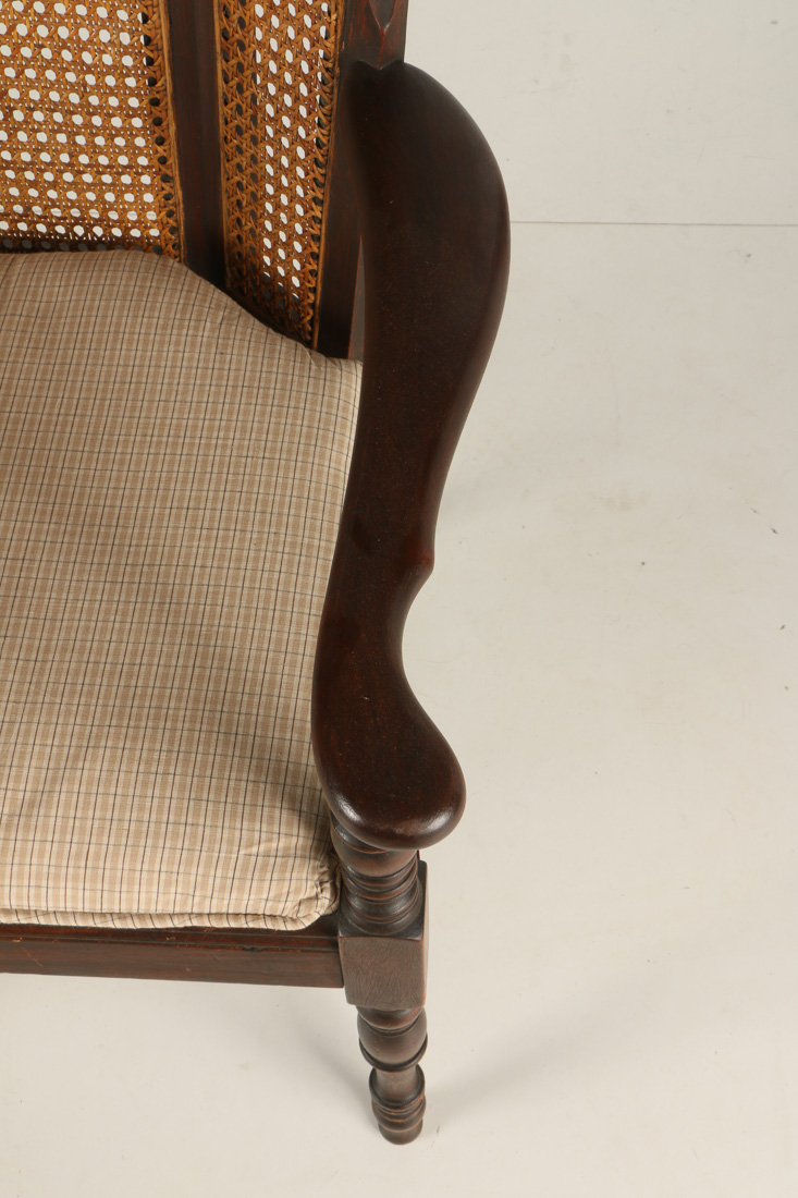 Cane Wingback Chair