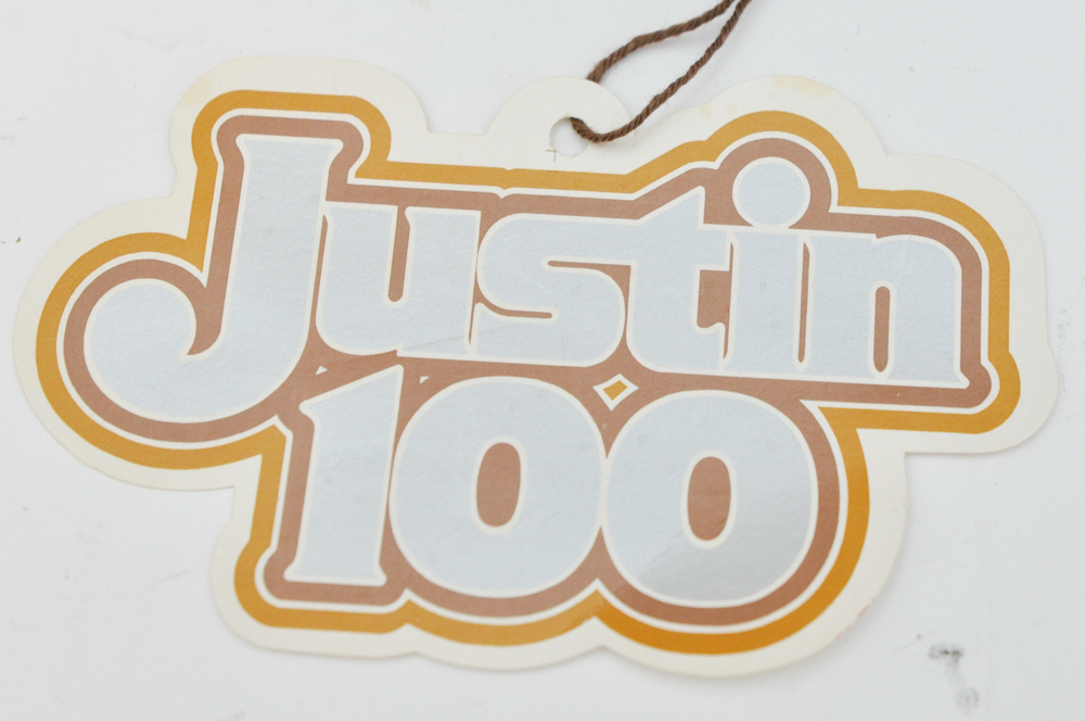 Justin Boots 100th Platinum Anniversary Snakeskin Cowboy Boots
