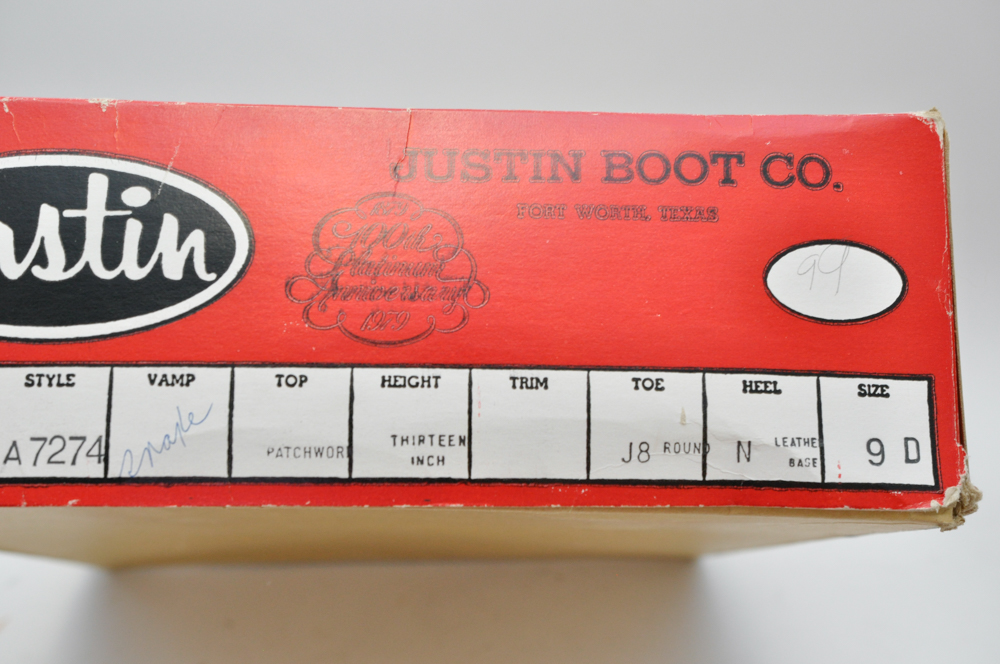 Justin Boots 100th Platinum Anniversary Snakeskin Cowboy Boots