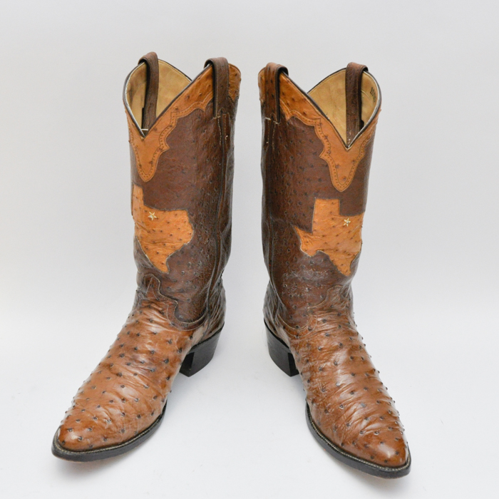Justin Signature Edition Signed Cowboy Boots with Diamond Inset