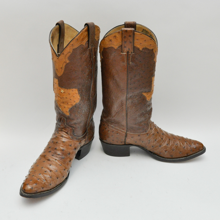 Justin Signature Edition Signed Cowboy Boots with Diamond Inset