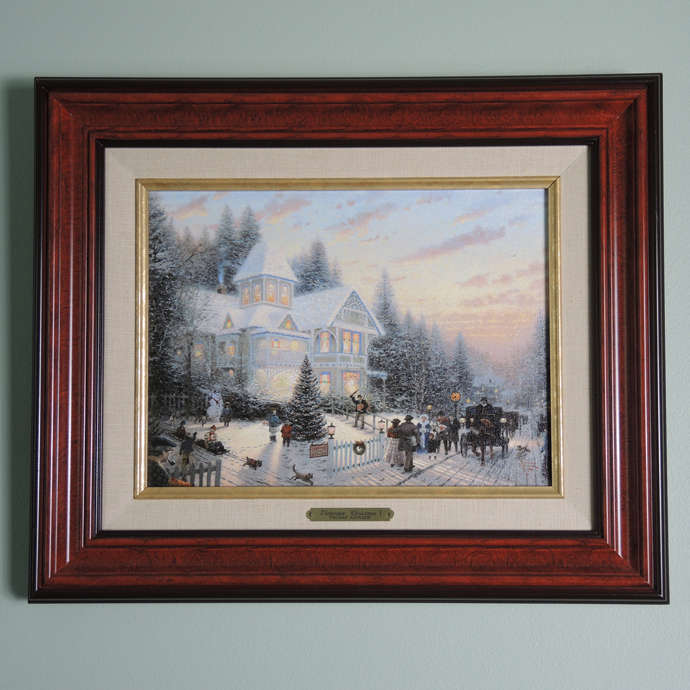 Thomas Kinkade Victorian Christmas I Framed Print