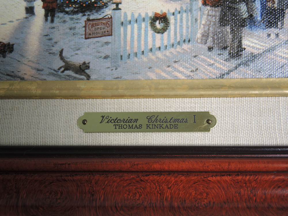 Thomas Kinkade Victorian Christmas I Framed Print