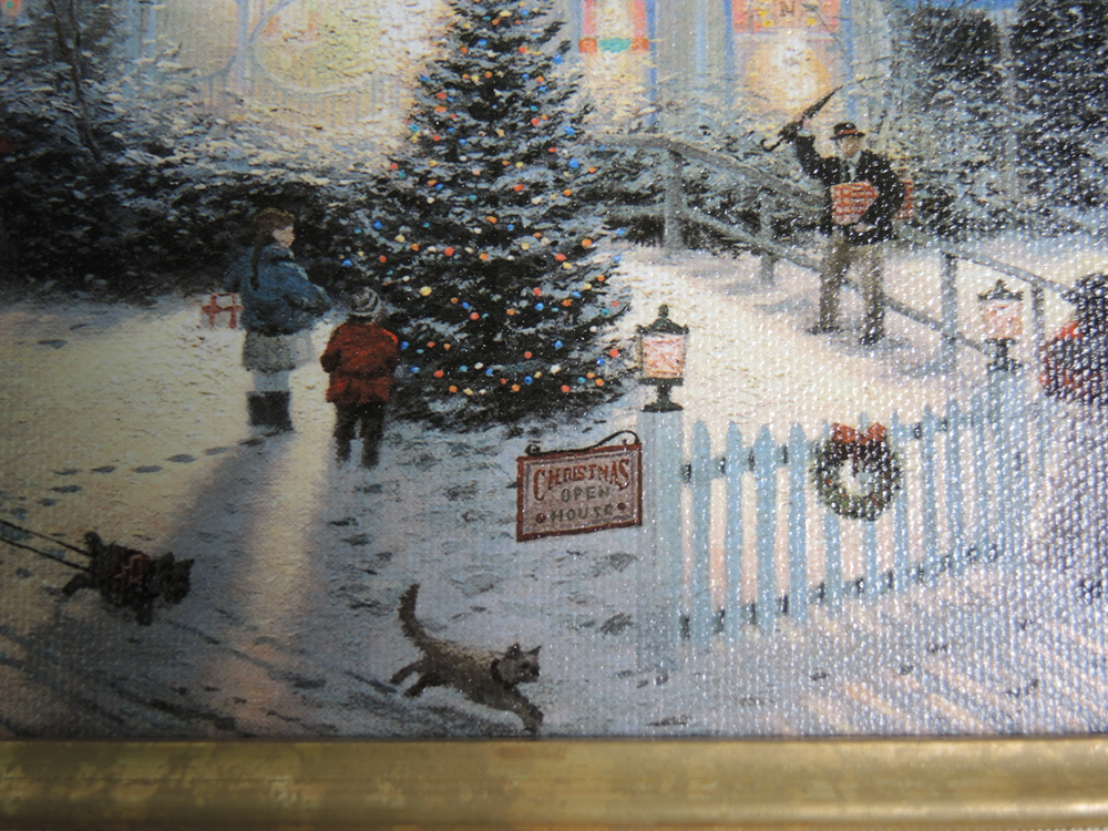 Thomas Kinkade Victorian Christmas I Framed Print