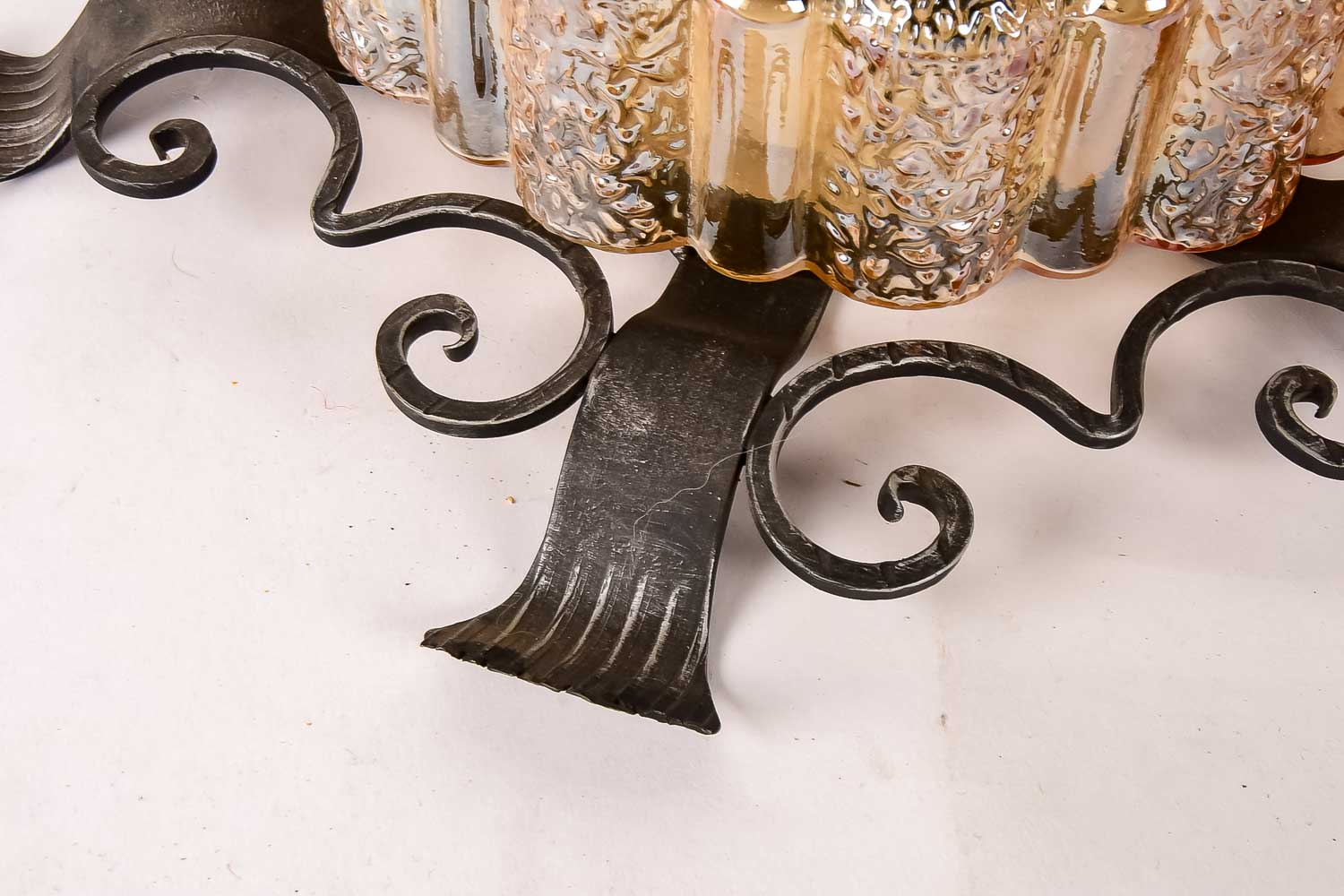 Iridescent Glass Light Fixture