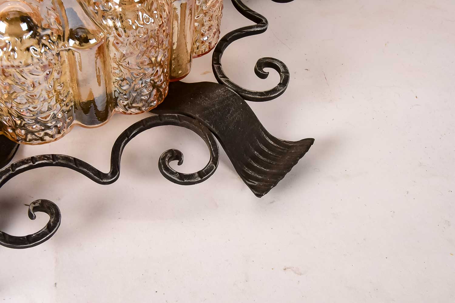 Iridescent Glass Light Fixture