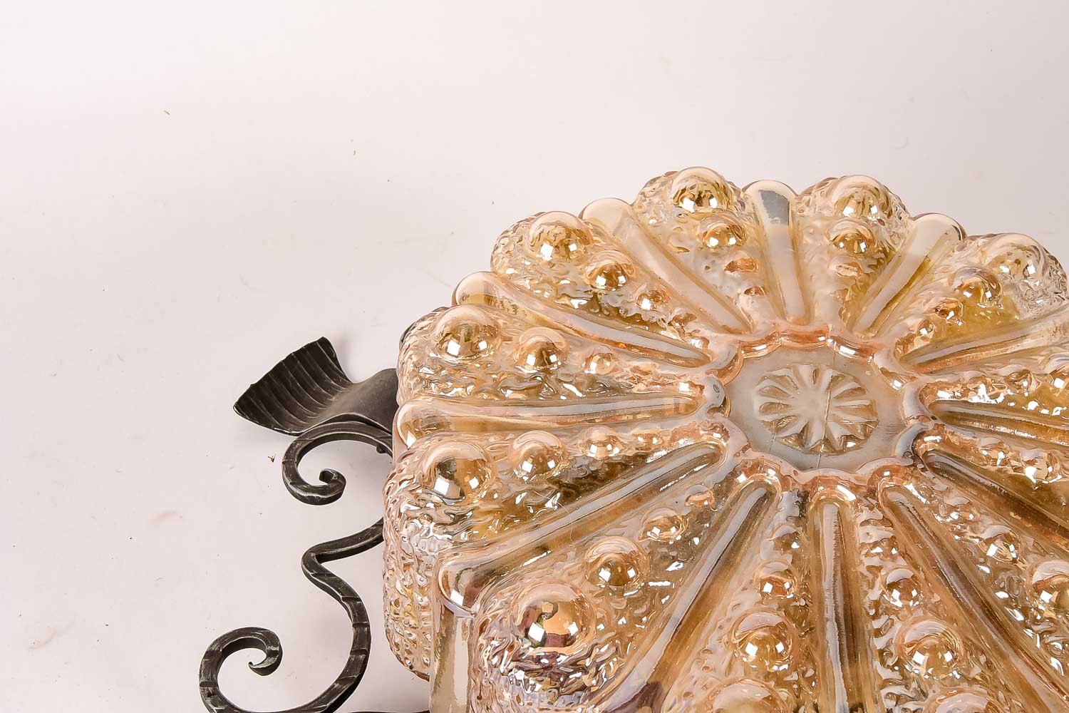 Iridescent Glass Light Fixture