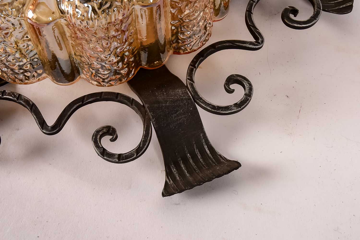 Iridescent Glass Light Fixture