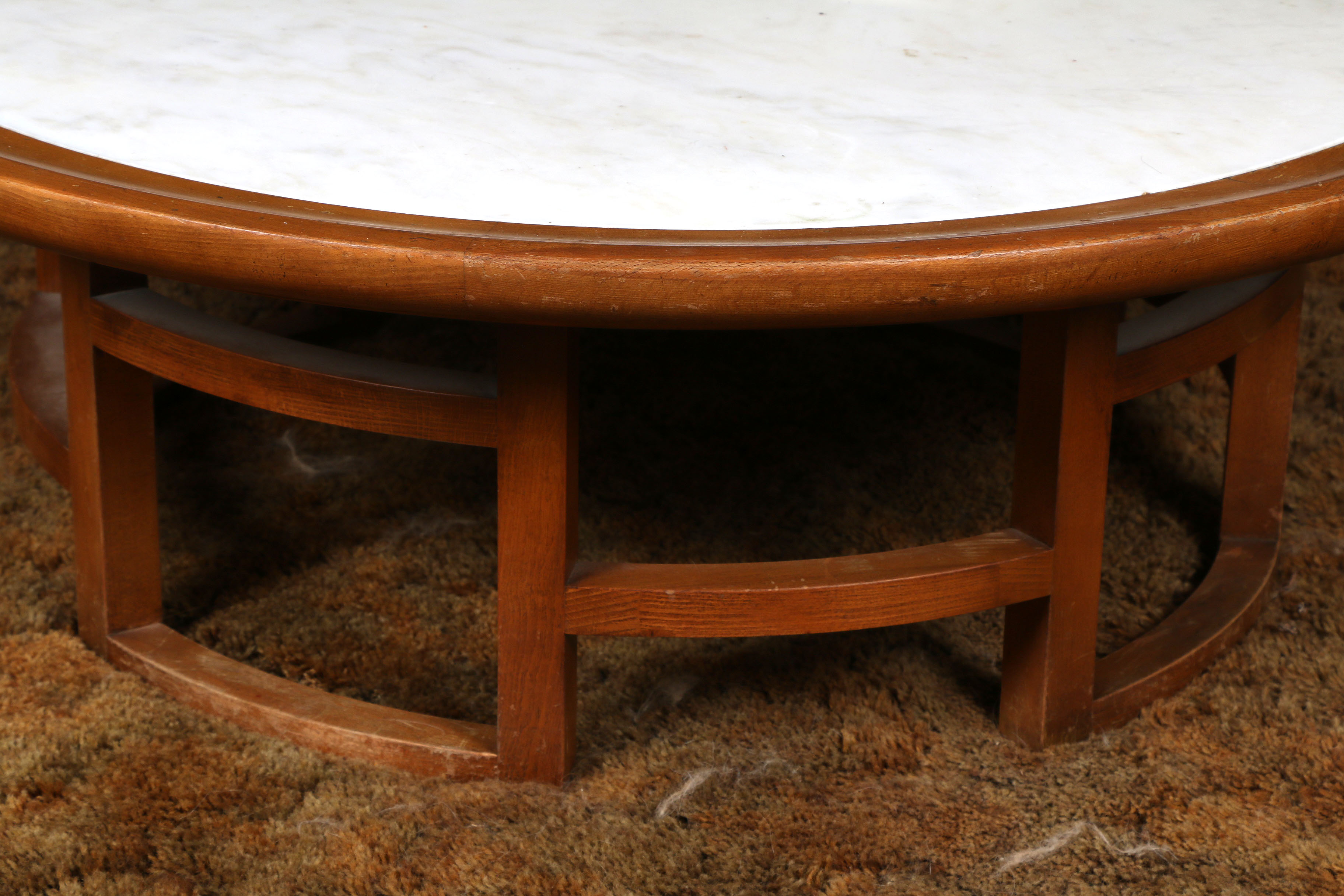 Vintage Marble Top Coffee Table