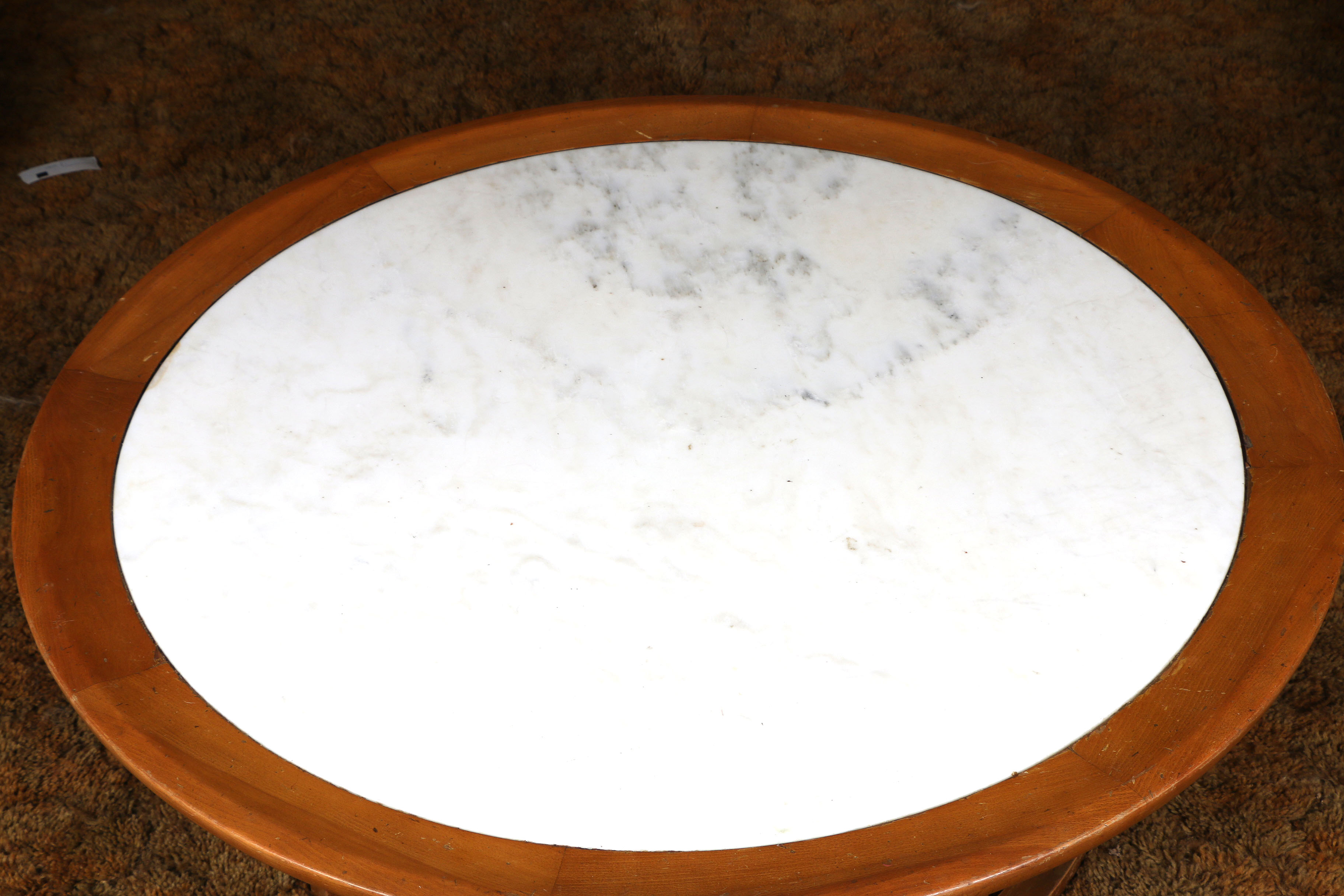 Vintage Marble Top Coffee Table