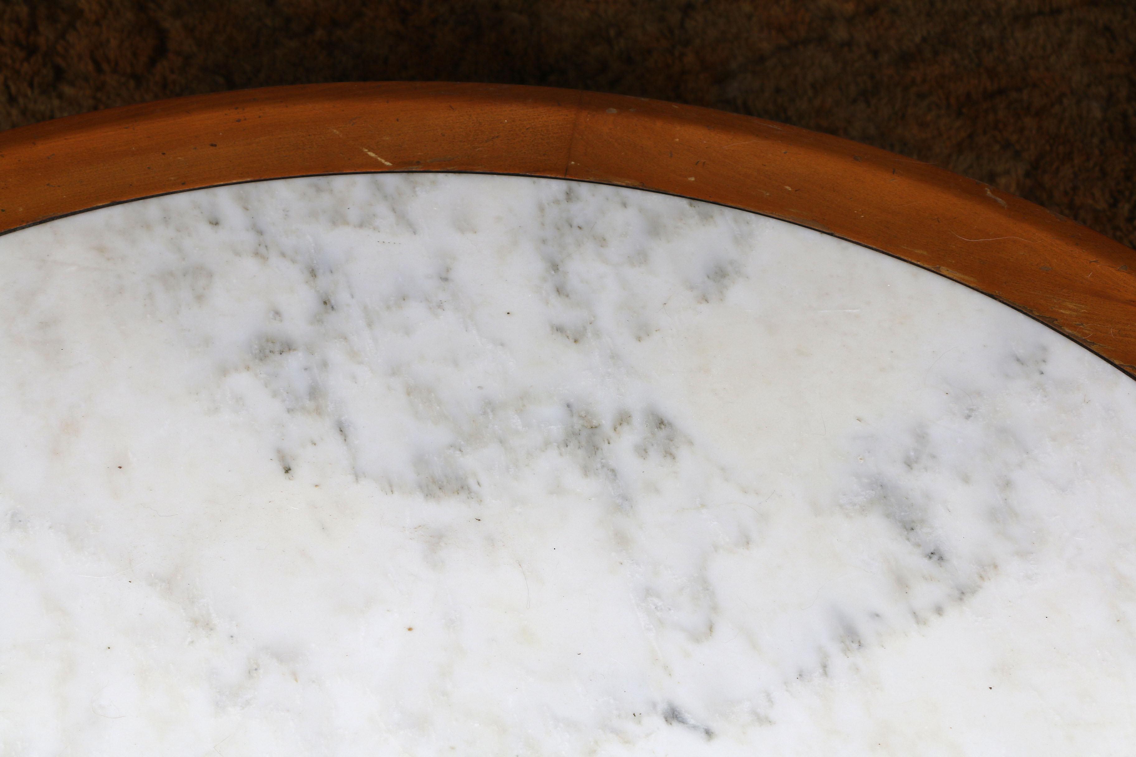 Vintage Marble Top Coffee Table