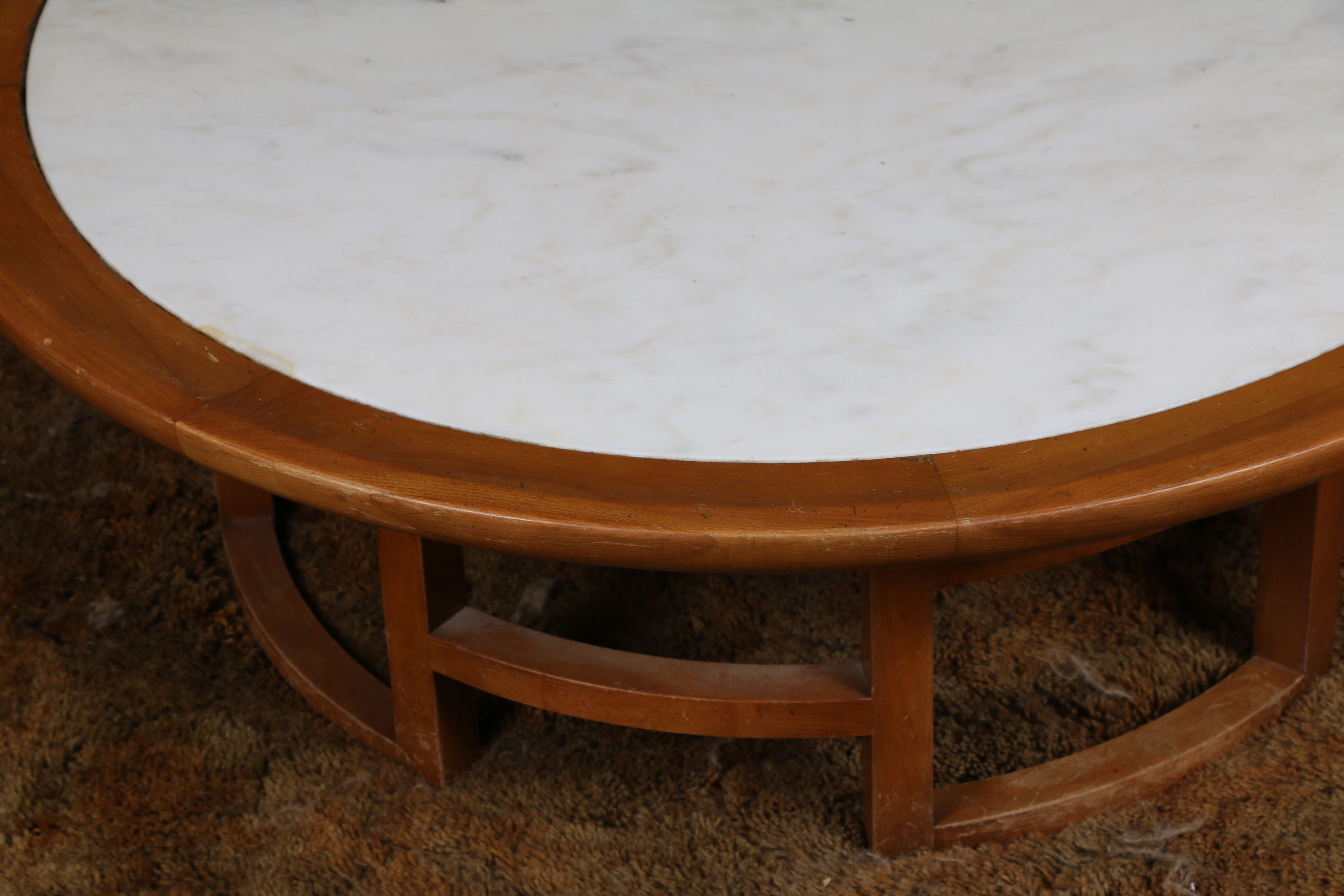 Vintage Marble Top Coffee Table