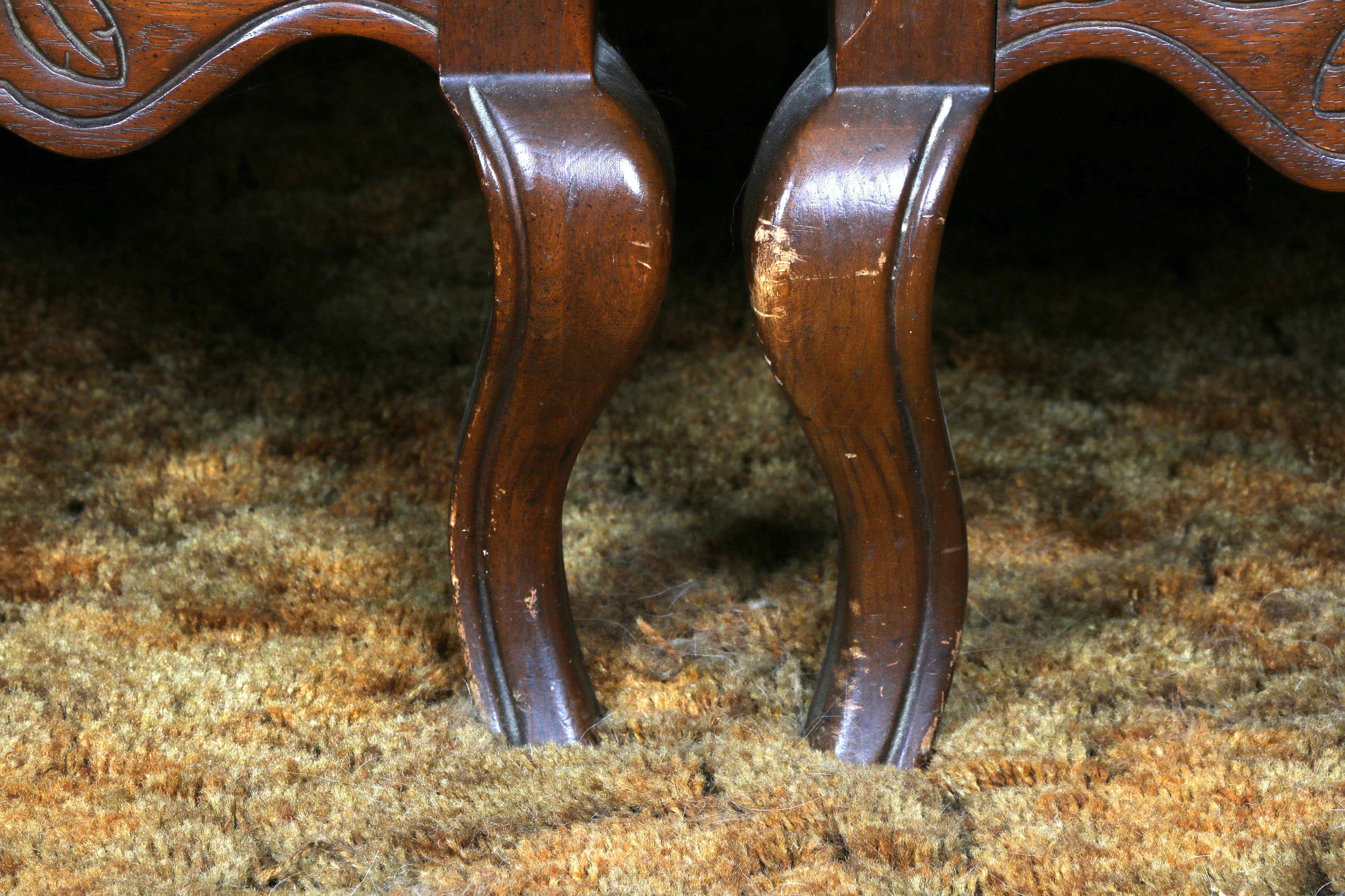 Vintage Provincial Louis XV Style Side Tables