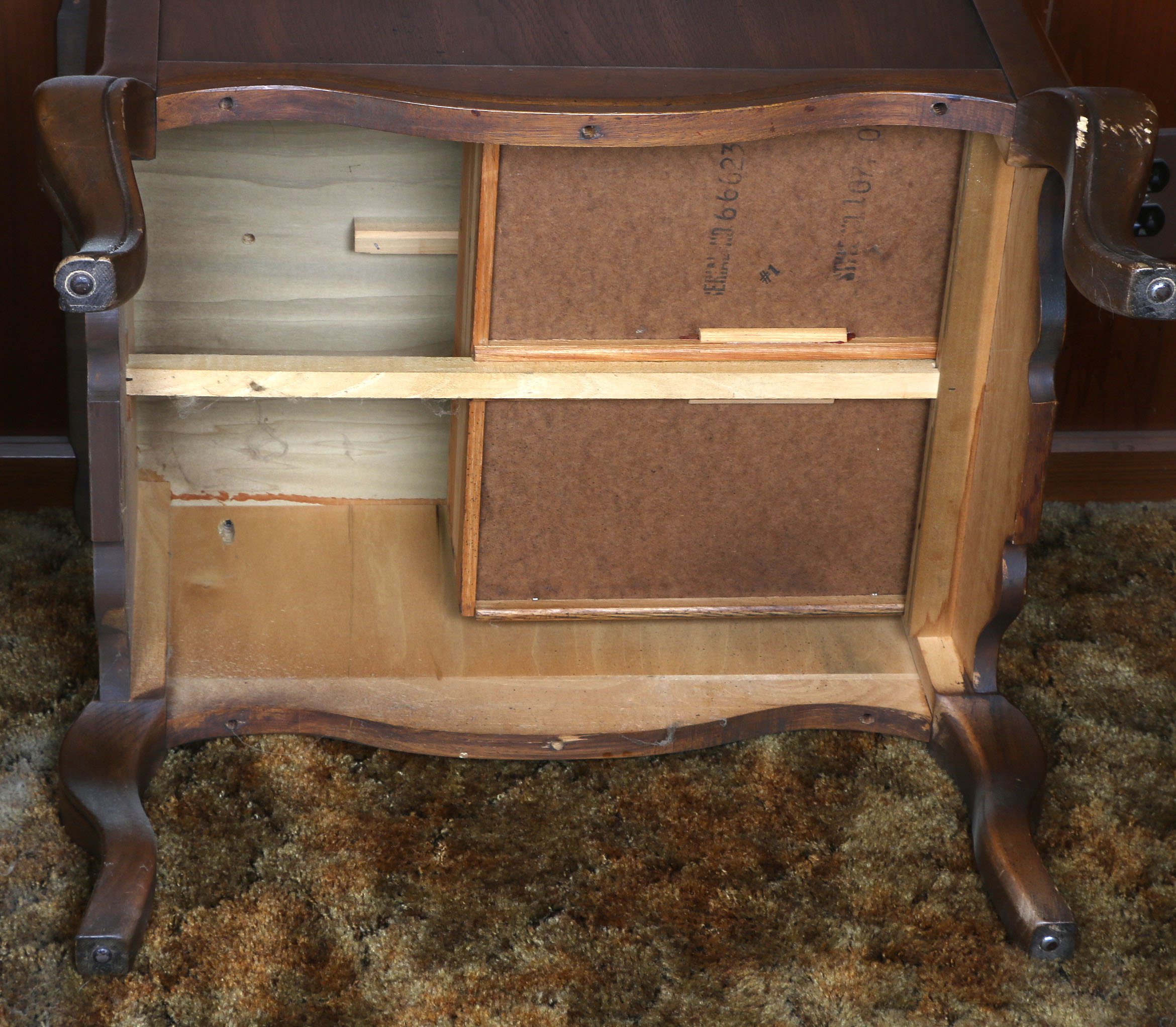 Vintage Provincial Louis XV Style Side Tables