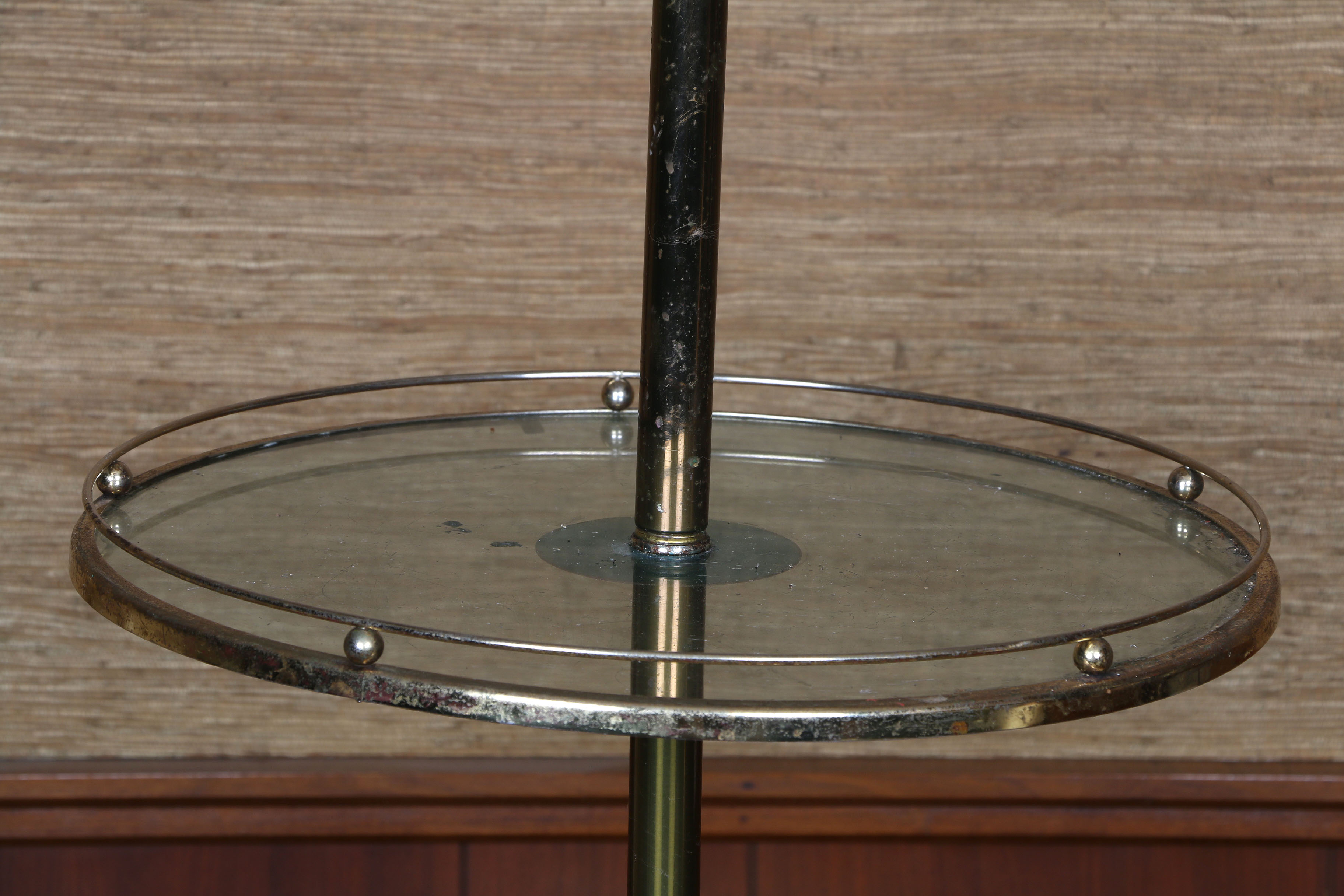Vintage Tray-Table Floor Lamp