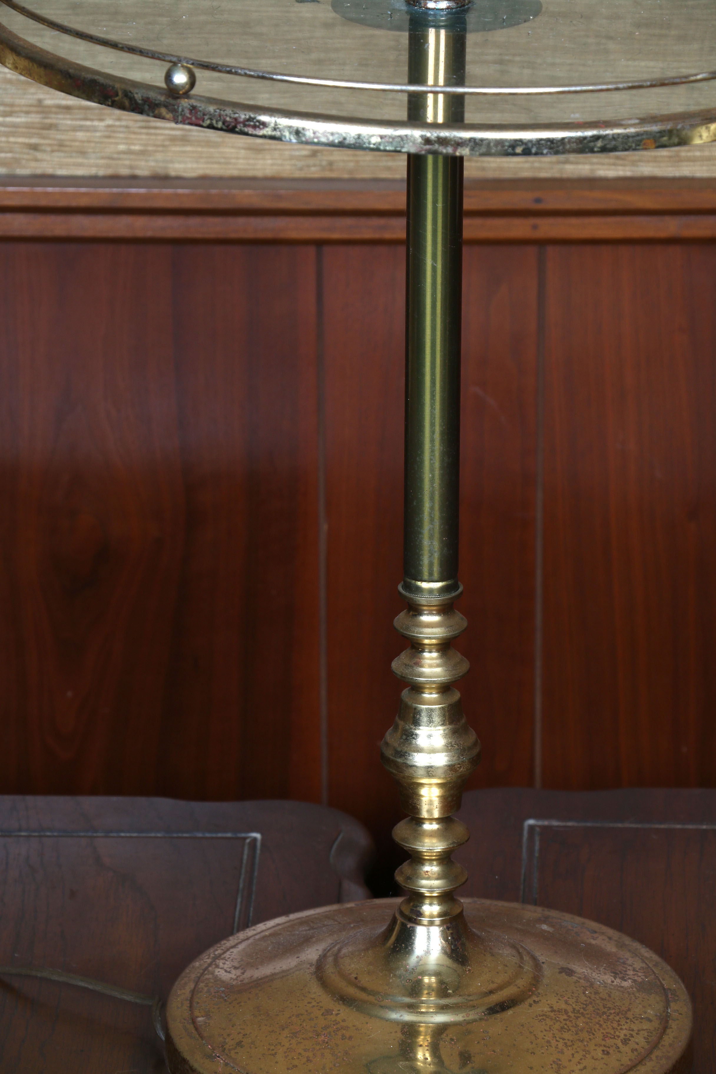 Vintage Tray-Table Floor Lamp