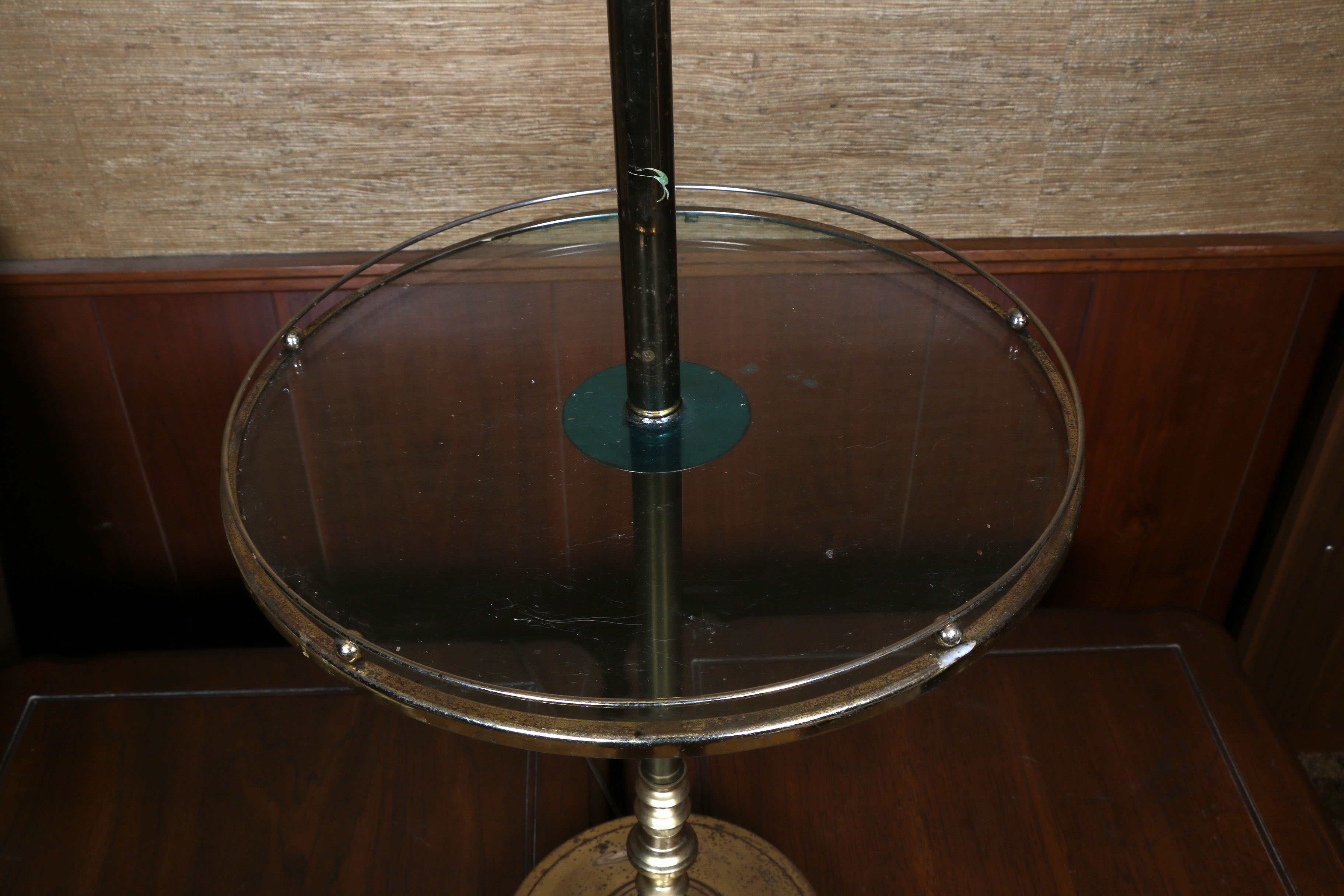 Vintage Tray-Table Floor Lamp