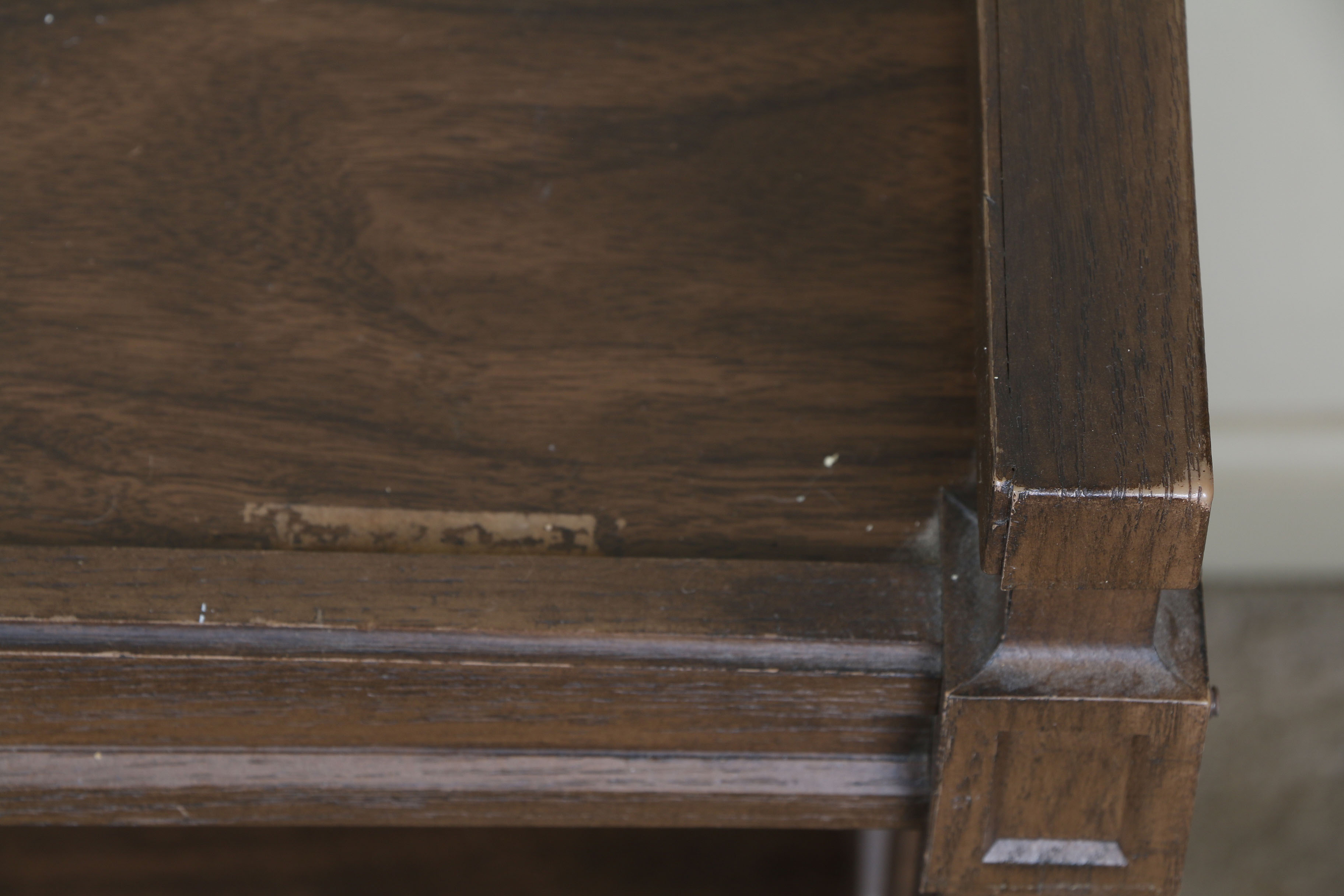 Vintage Two-Tier Rolling Side Table