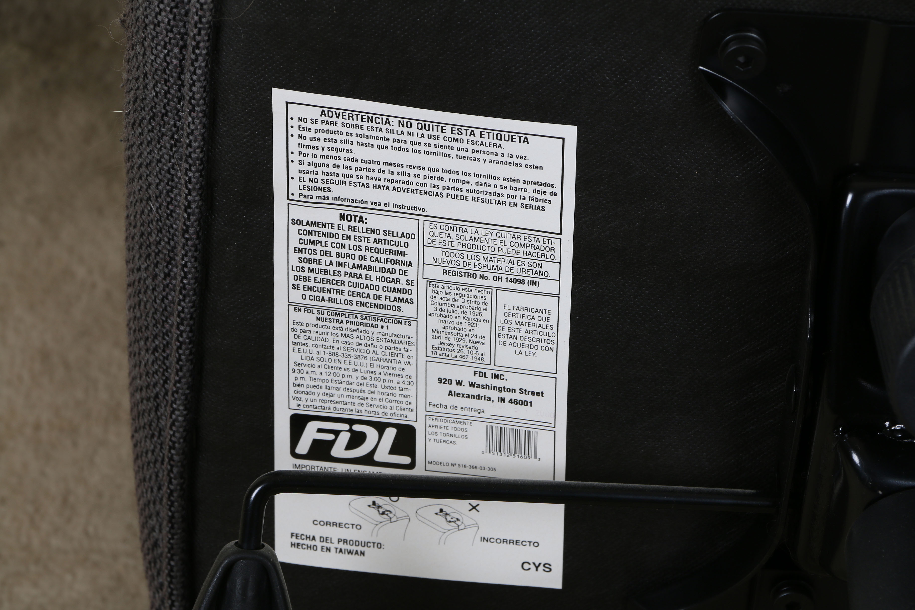 Early 21st Century Rolling Office Chair by FDL, Inc.