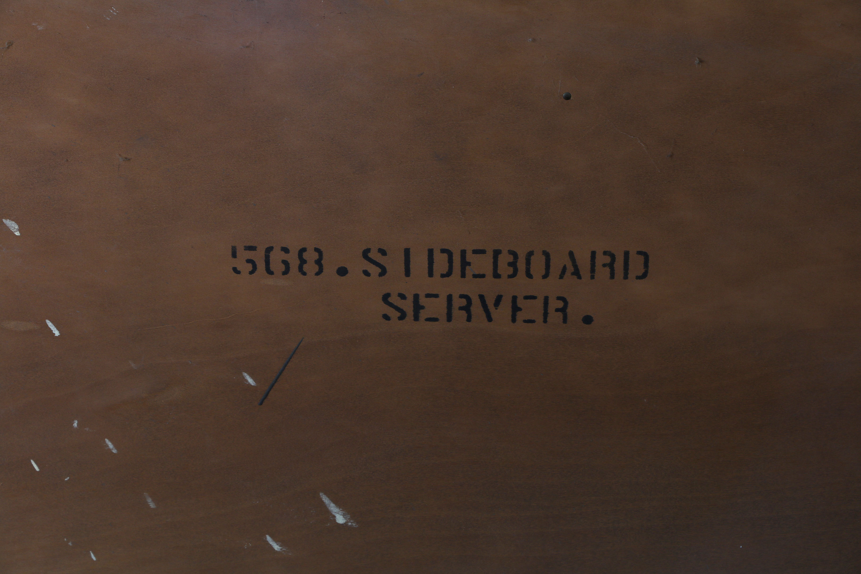 Vintage Hepplewhite Style Inlaid Sideboard