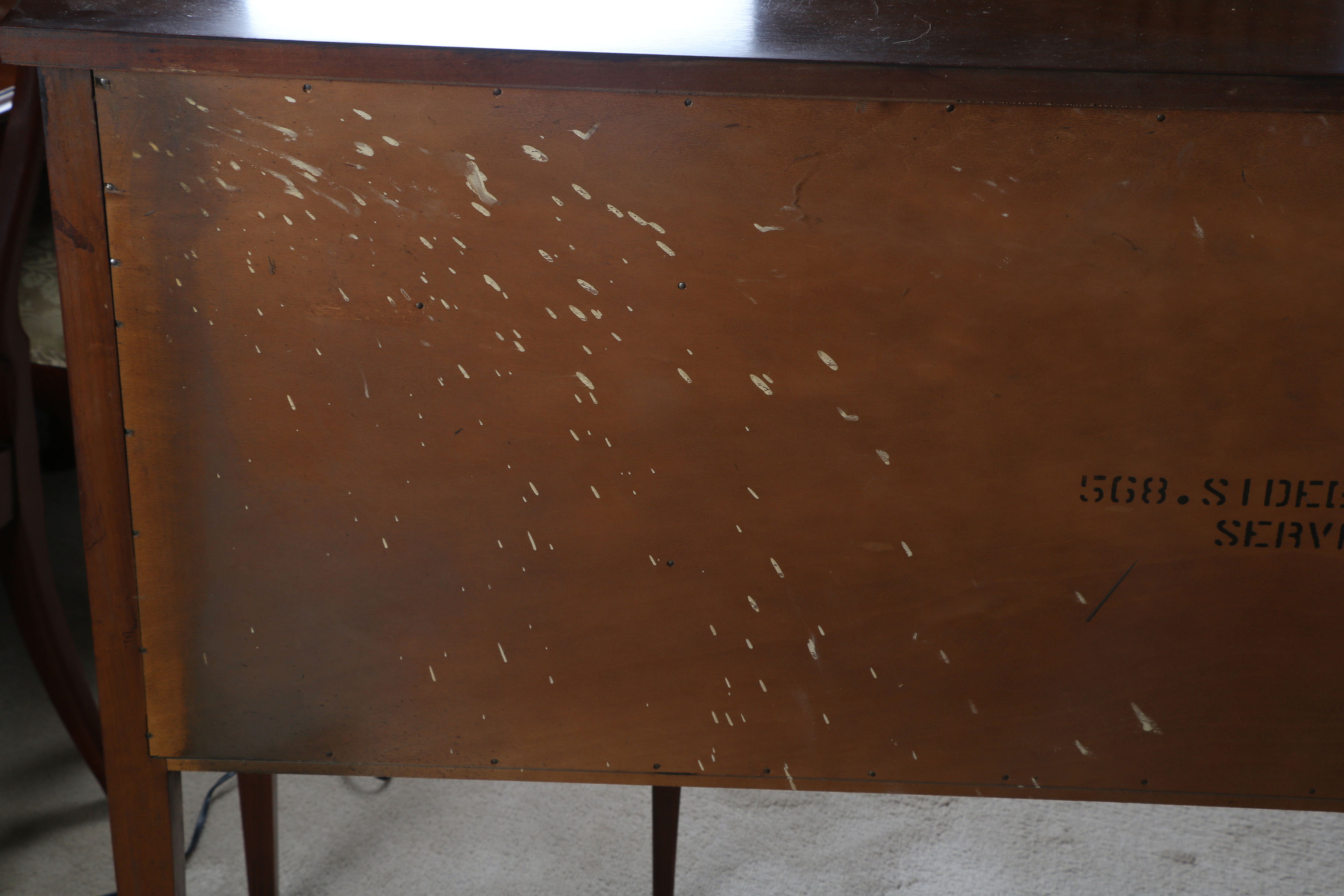 Vintage Hepplewhite Style Inlaid Sideboard