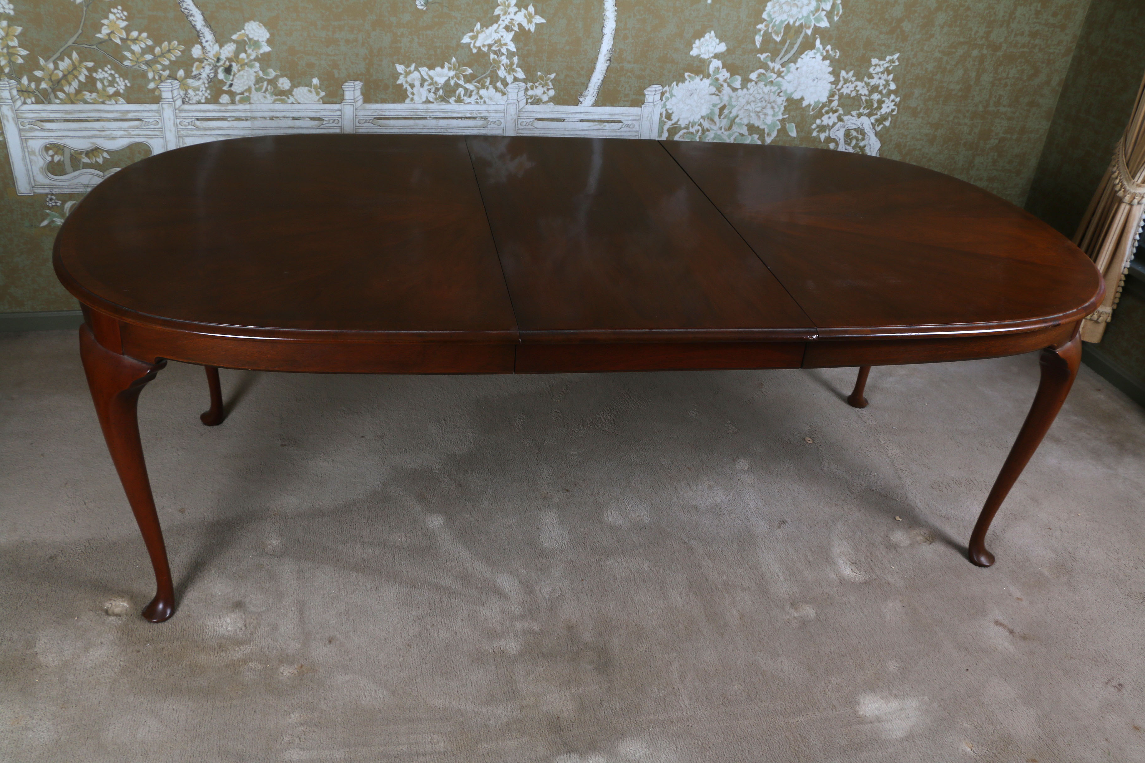 Vintage Queen Anne Style Seven-Piece Dining Set