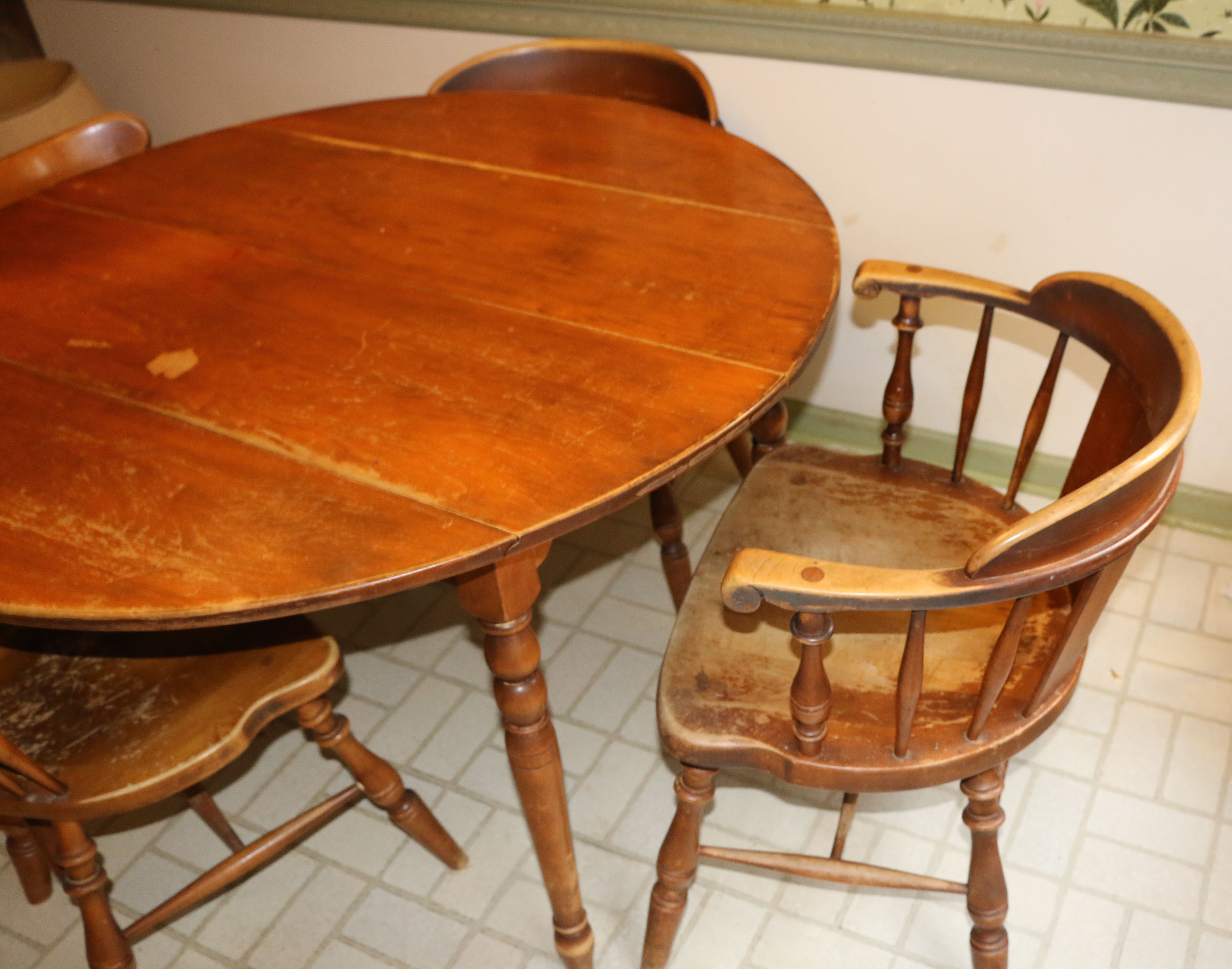 Vintage Kitchen Table and Chairs