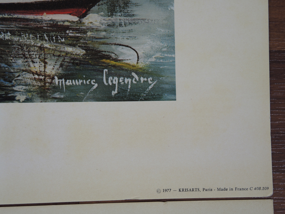 Two Maurice Legendre Prints of London Landmarks