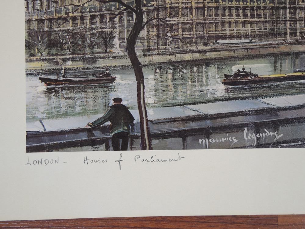 Two Maurice Legendre Prints of London Landmarks