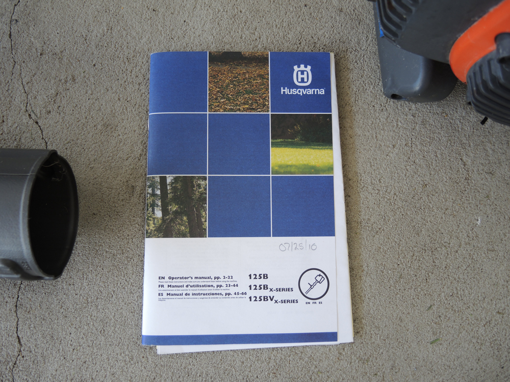 Husqvarna 125B Gas Powered Leaf Blower