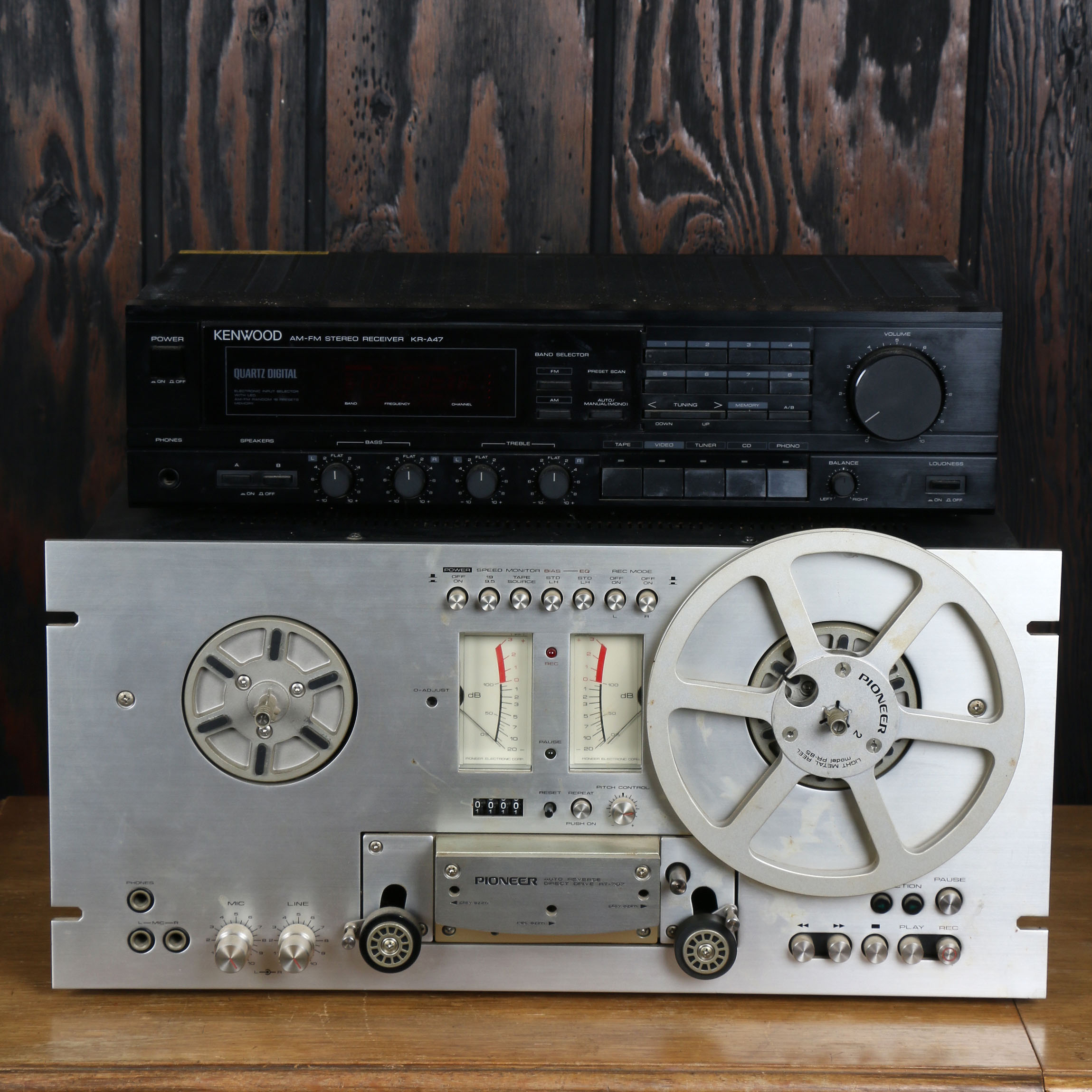 Pioneer Reel-to-Reel Recorder and Kenwood Receiver
