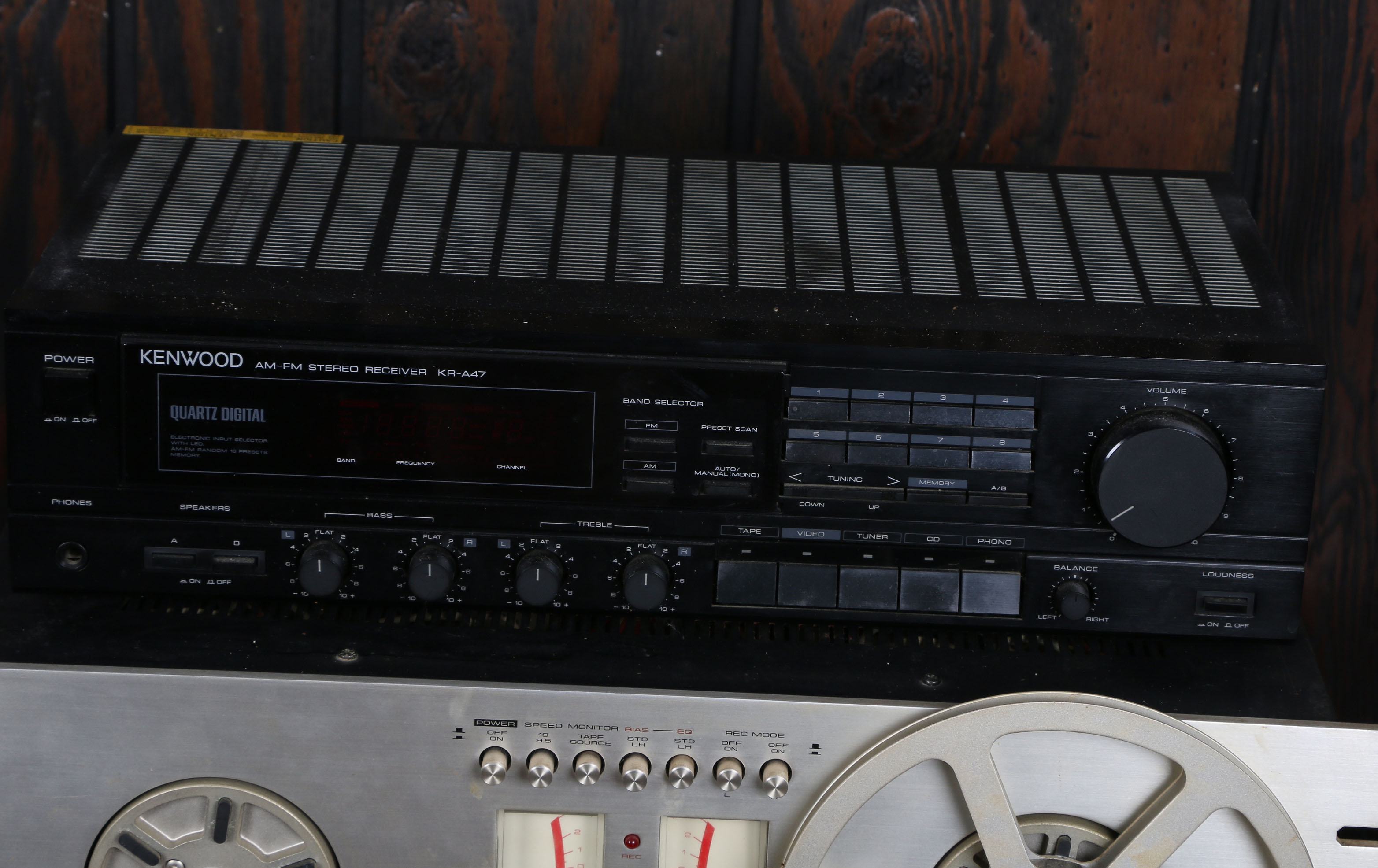 Pioneer Reel-to-Reel Recorder and Kenwood Receiver