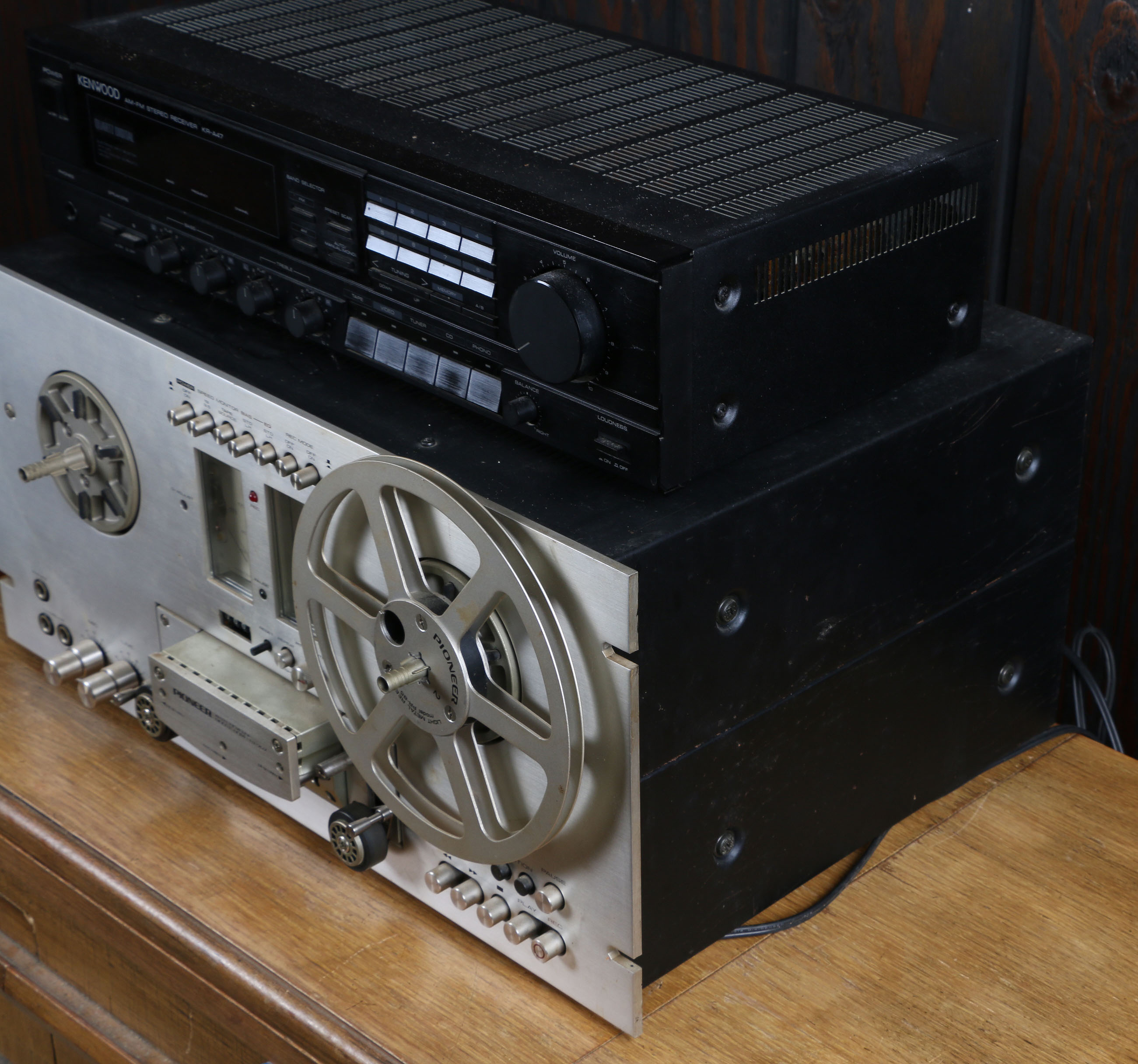 Pioneer Reel-to-Reel Recorder and Kenwood Receiver