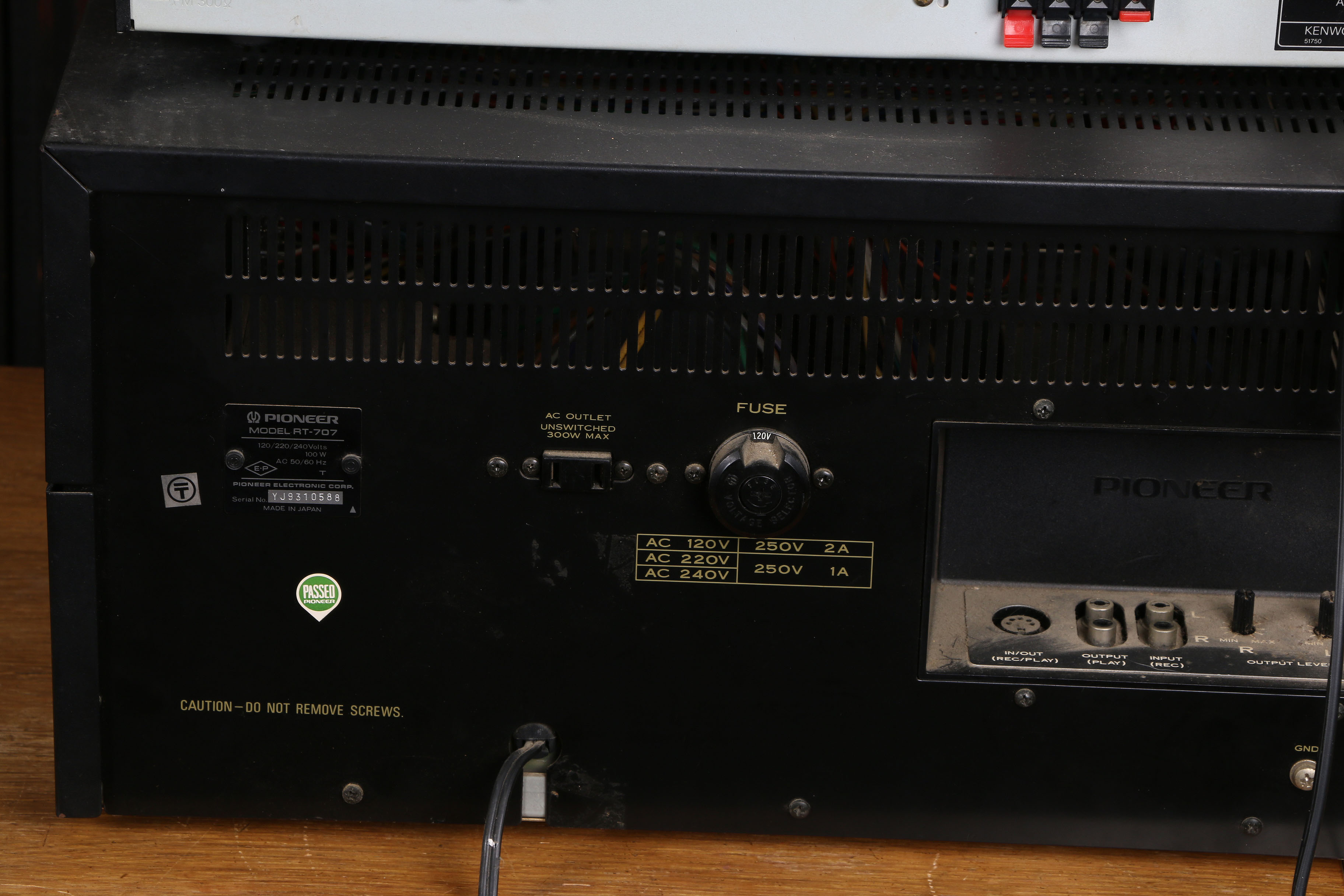 Pioneer Reel-to-Reel Recorder and Kenwood Receiver