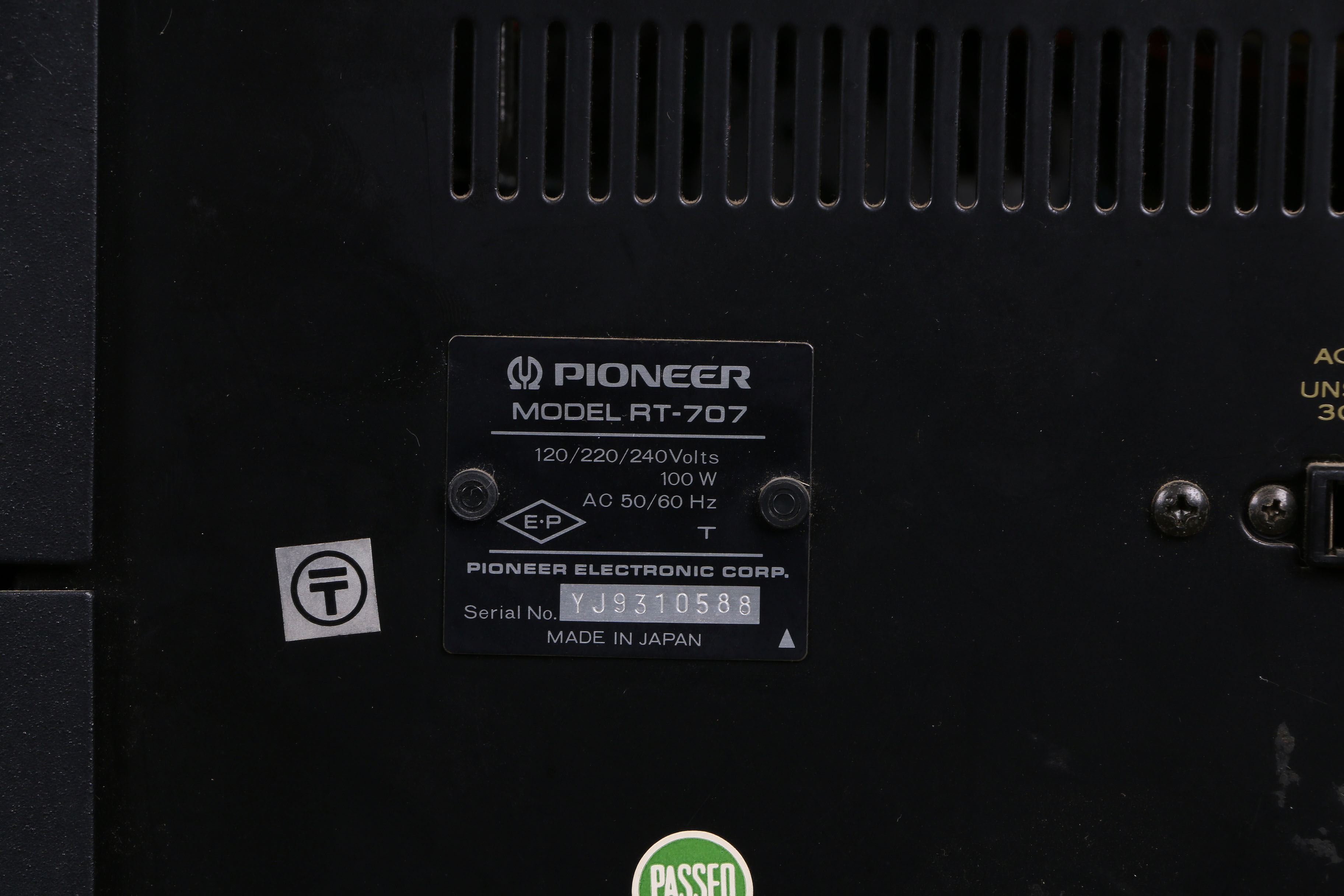 Pioneer Reel-to-Reel Recorder and Kenwood Receiver