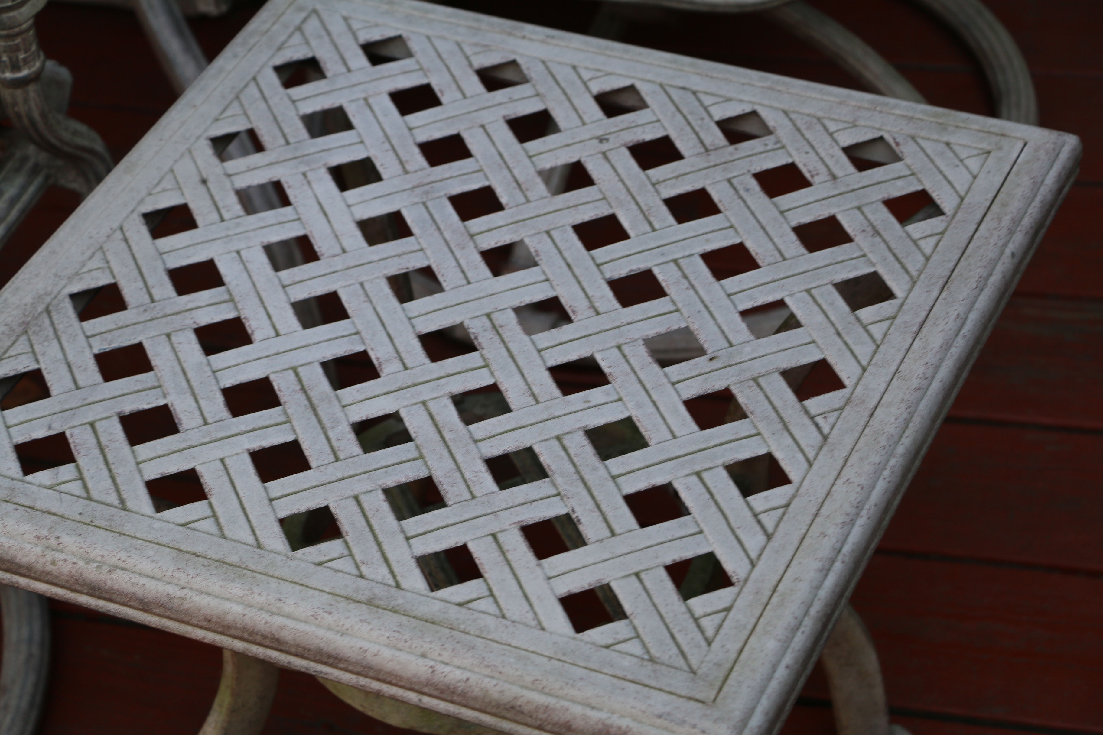 Early 21st Century Nine-Piece Patio Dining Set