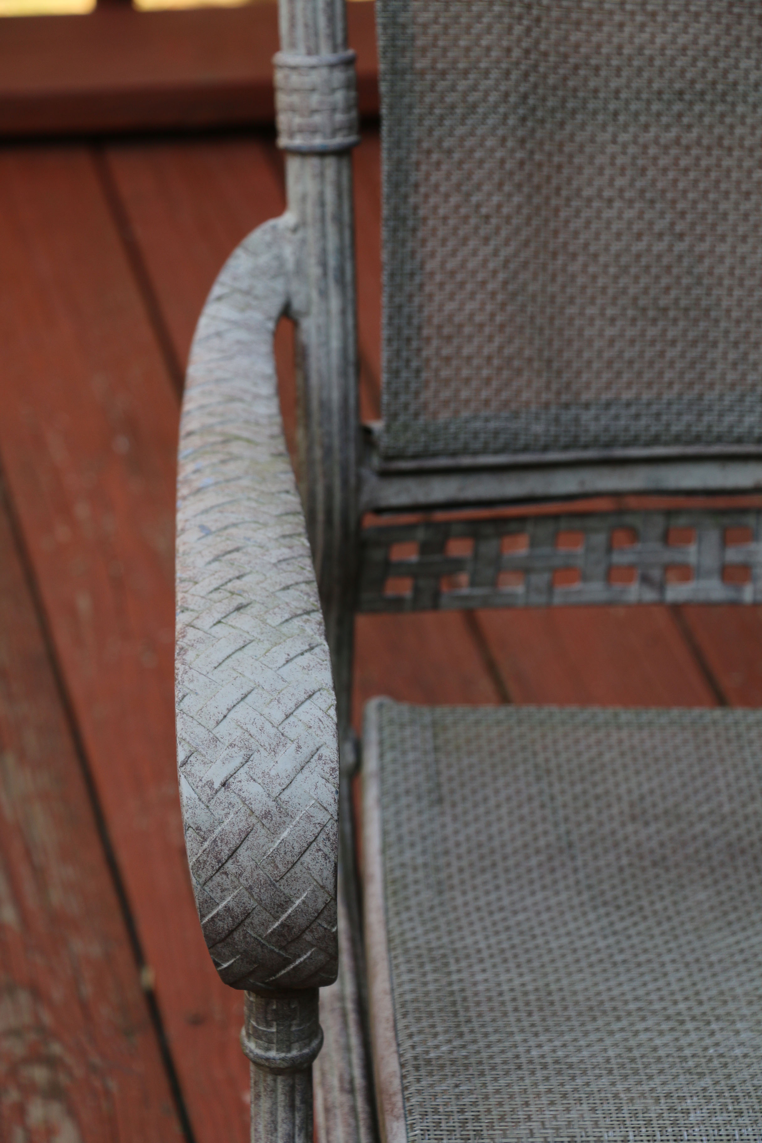 Early 21st Century Nine-Piece Patio Dining Set