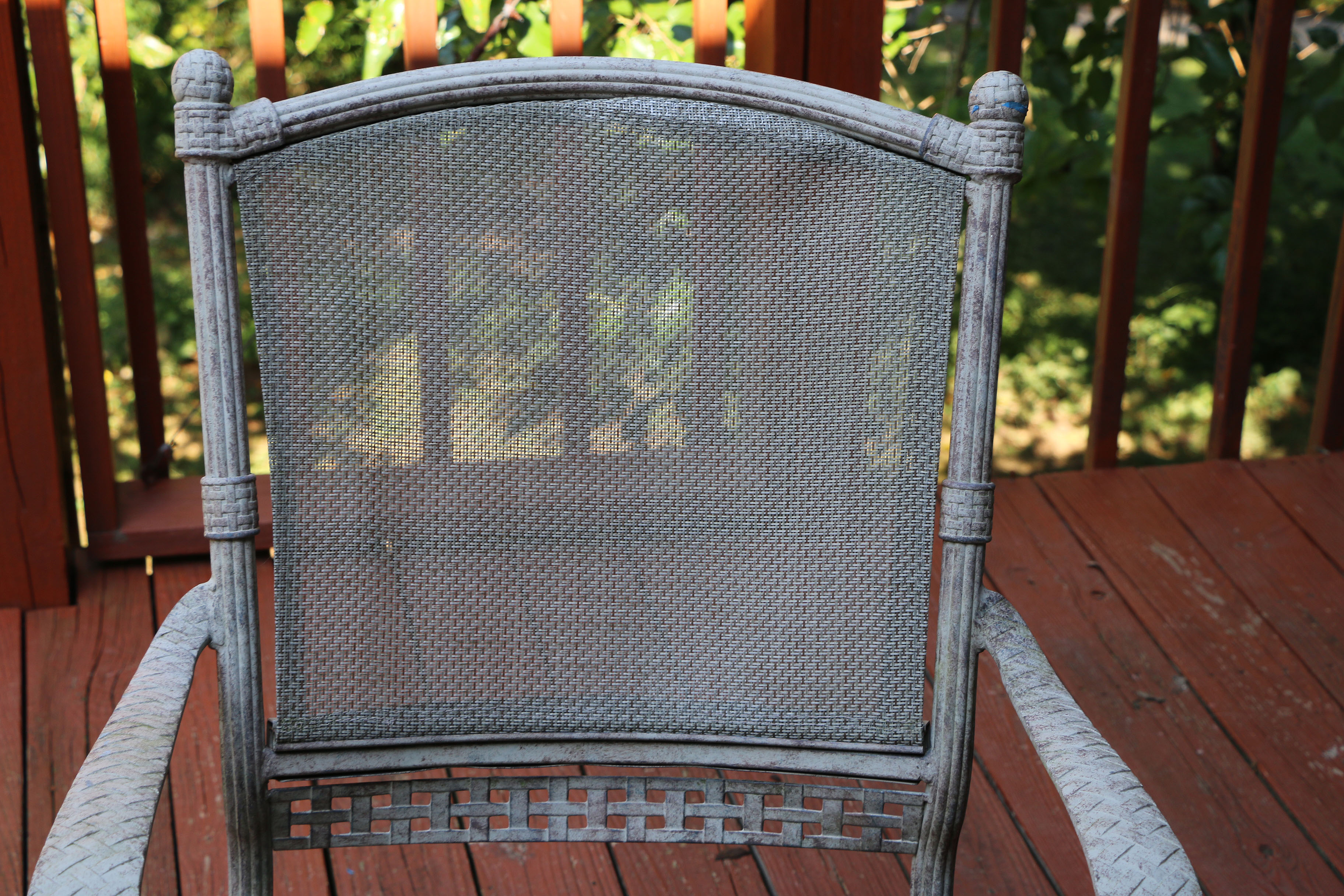 Early 21st Century Nine-Piece Patio Dining Set