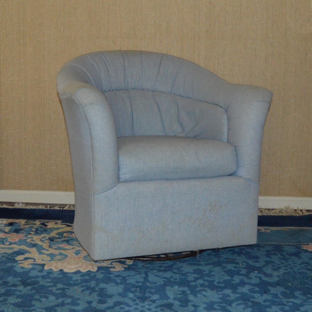 Swivel Rocker Barrel Chair
