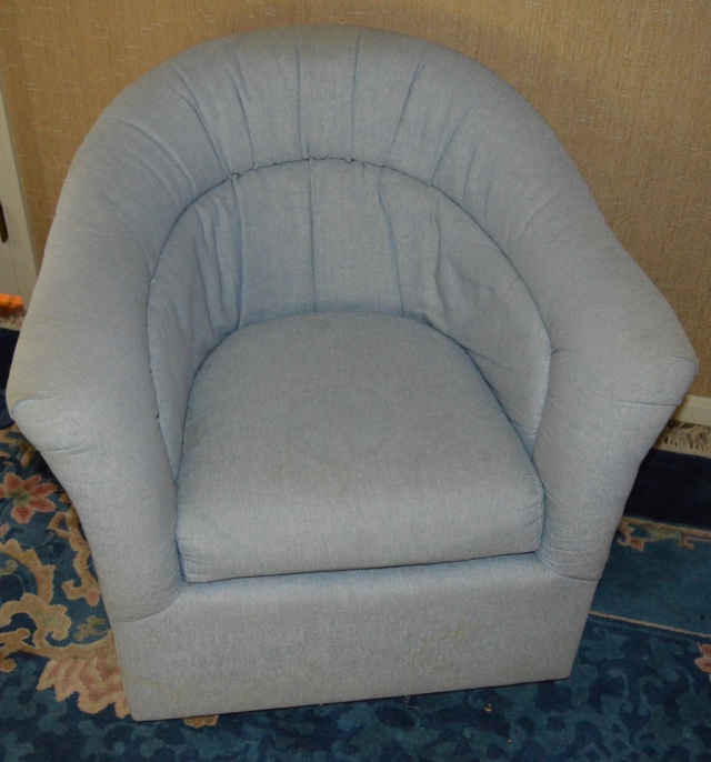 Swivel Rocker Barrel Chair