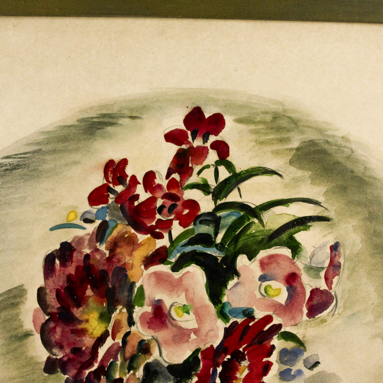 Vintage Floral Watercolor by Alexandra Bradshaw