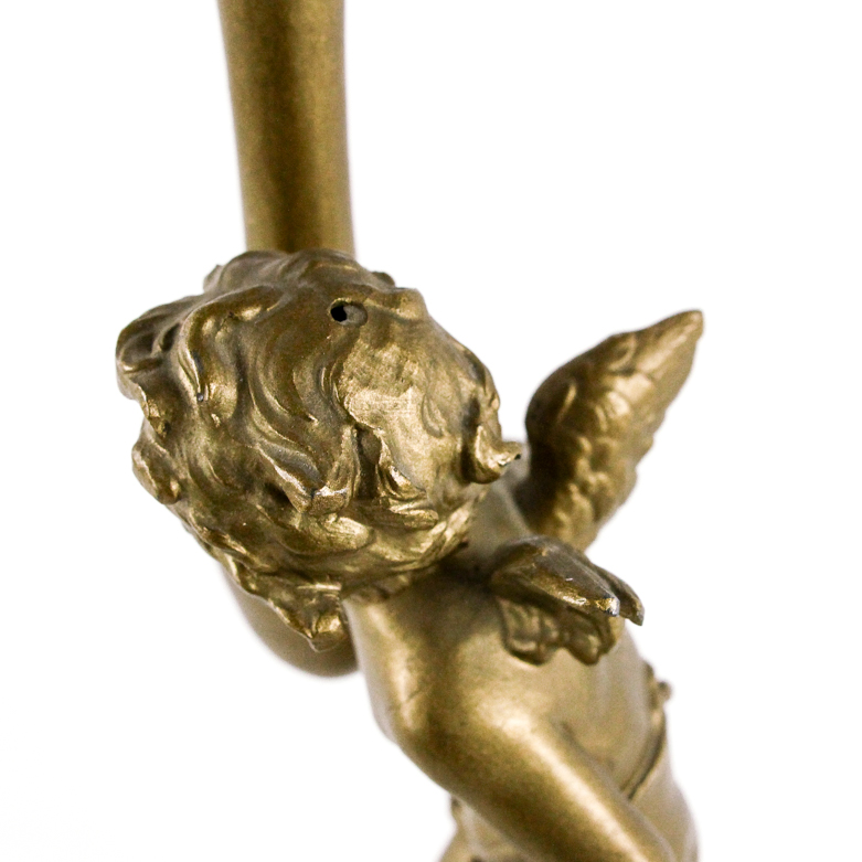 Gold-Tone Cherub Sculpture