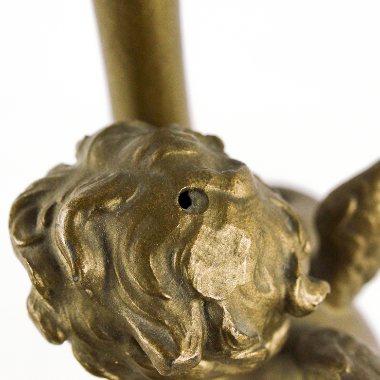 Gold-Tone Cherub Sculpture