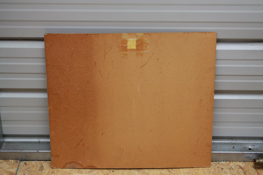 Vintage Offset Lithograph on Board After Chagall's "Fallen Angel"