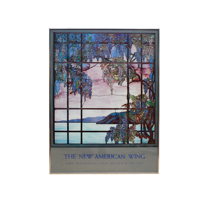Framed "The New American Wing" Poster from the Metropolitan Museum of Art