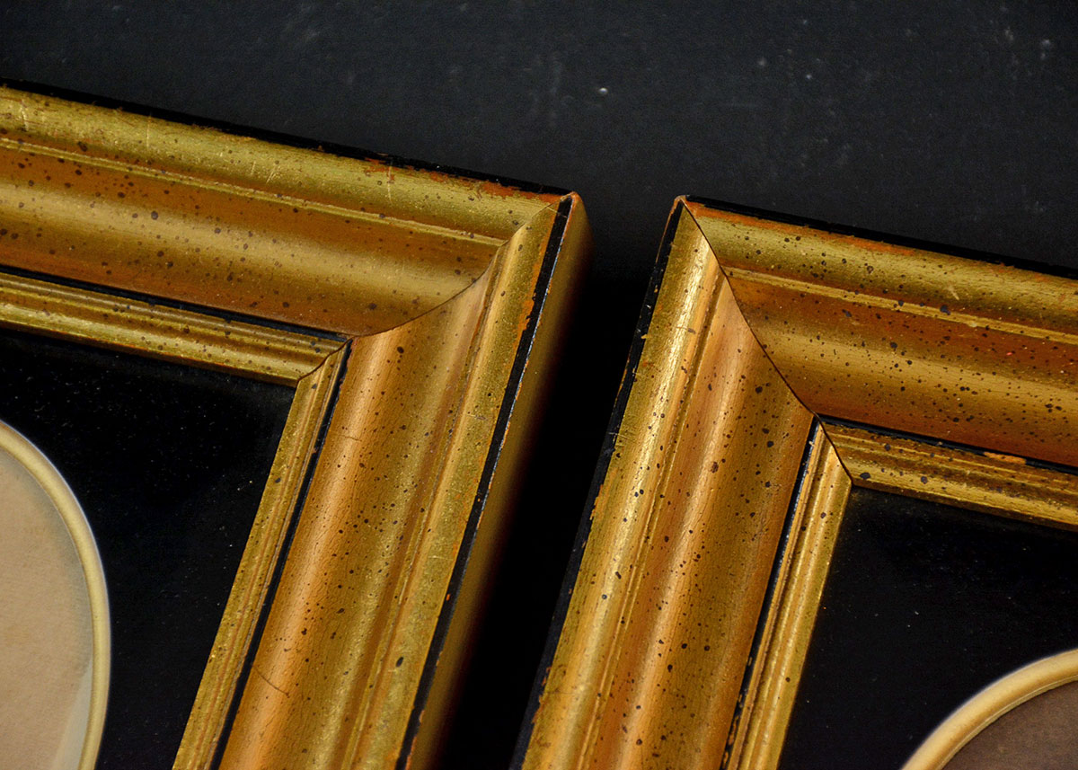 Framed George and Martha Washington Prints