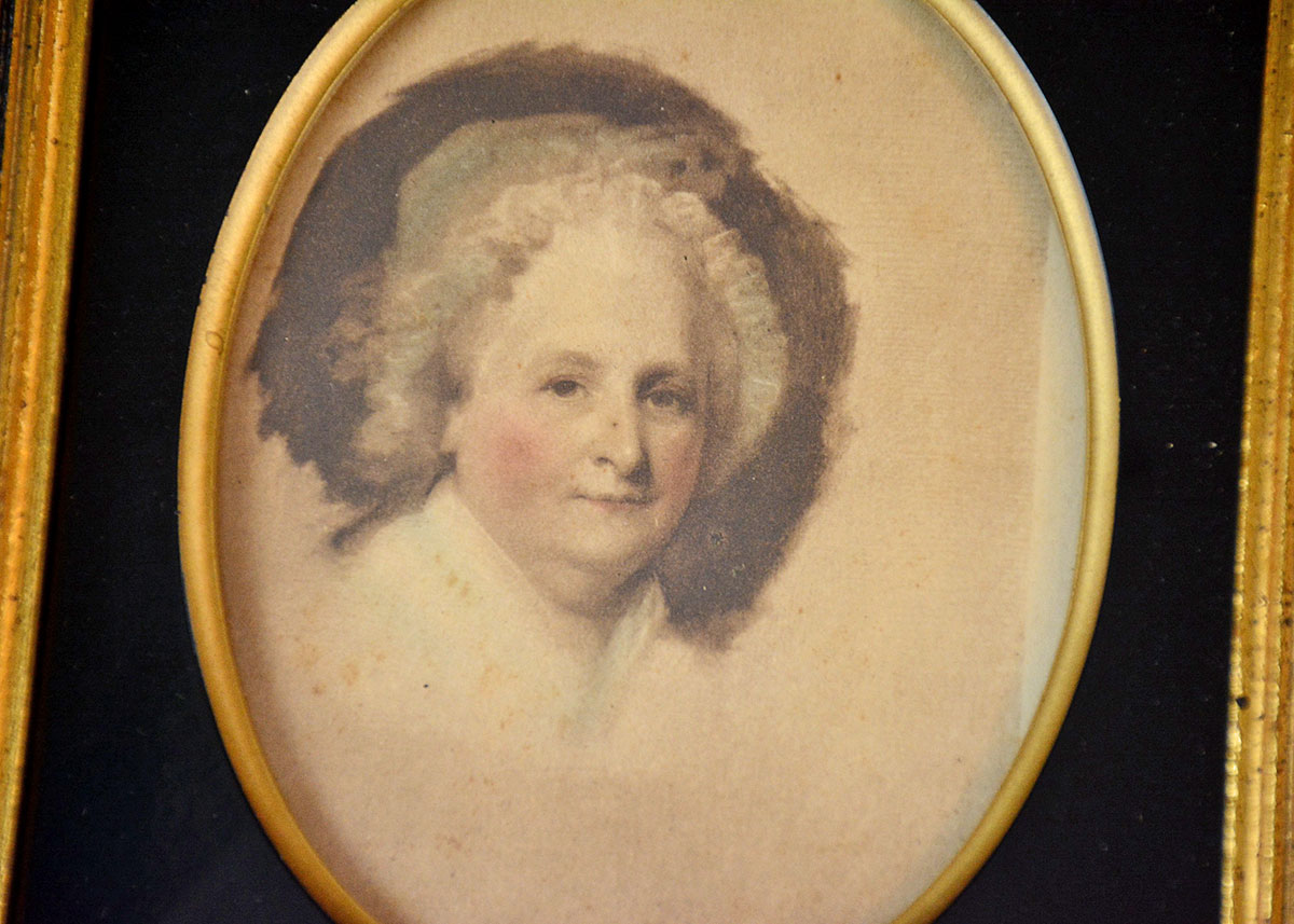 Framed George and Martha Washington Prints