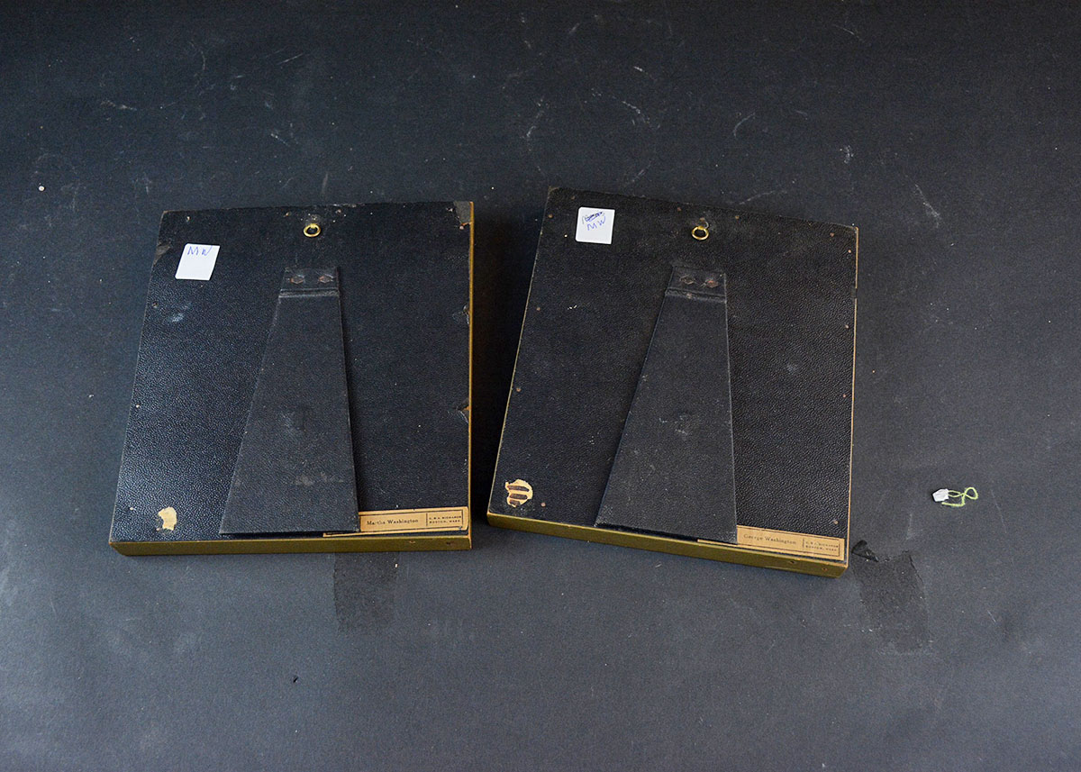 Framed George and Martha Washington Prints